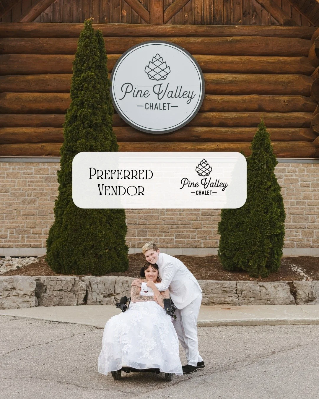 We&rsquo;re proud to be a preferred vendor at @pinevalleychalet 🤍

With its rustic charm, natural surroundings, inviting outdoor spaces, and warm log-chalet atmosphere, it&rsquo;s a stunning setting for your wedding day. From portraits surrounded by