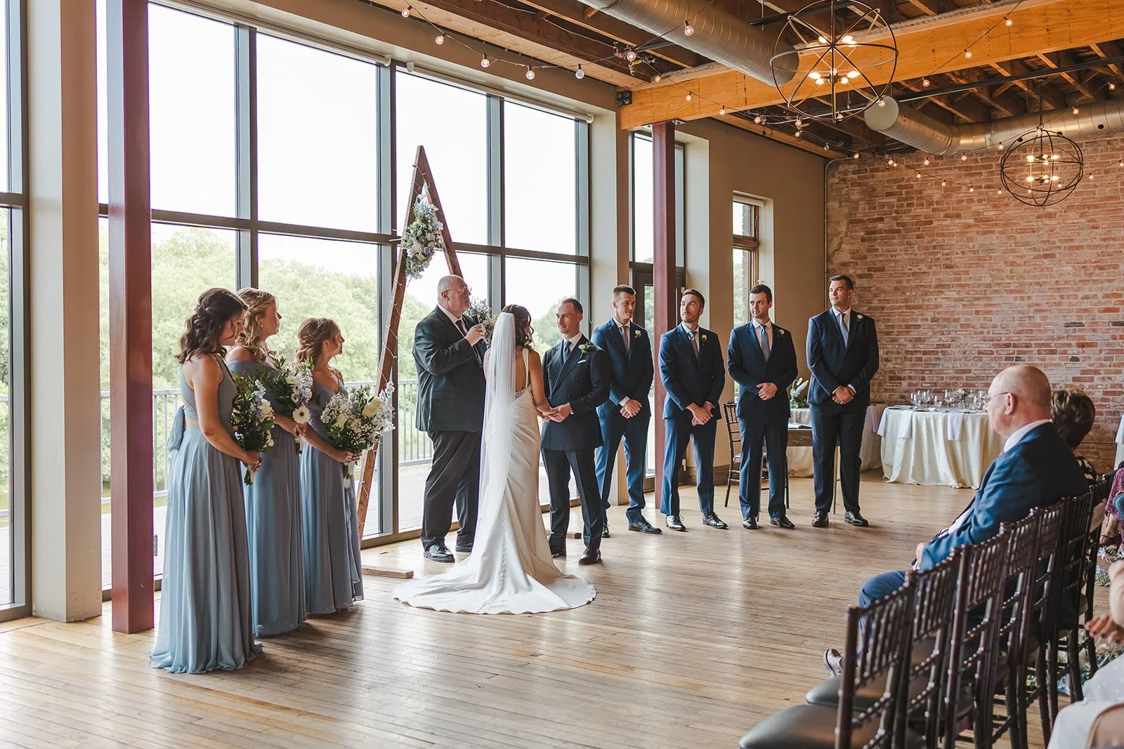 Wedding ceremony  River's Edge  Arlington Hotel  Paris, ON  Fedora Media.jpg