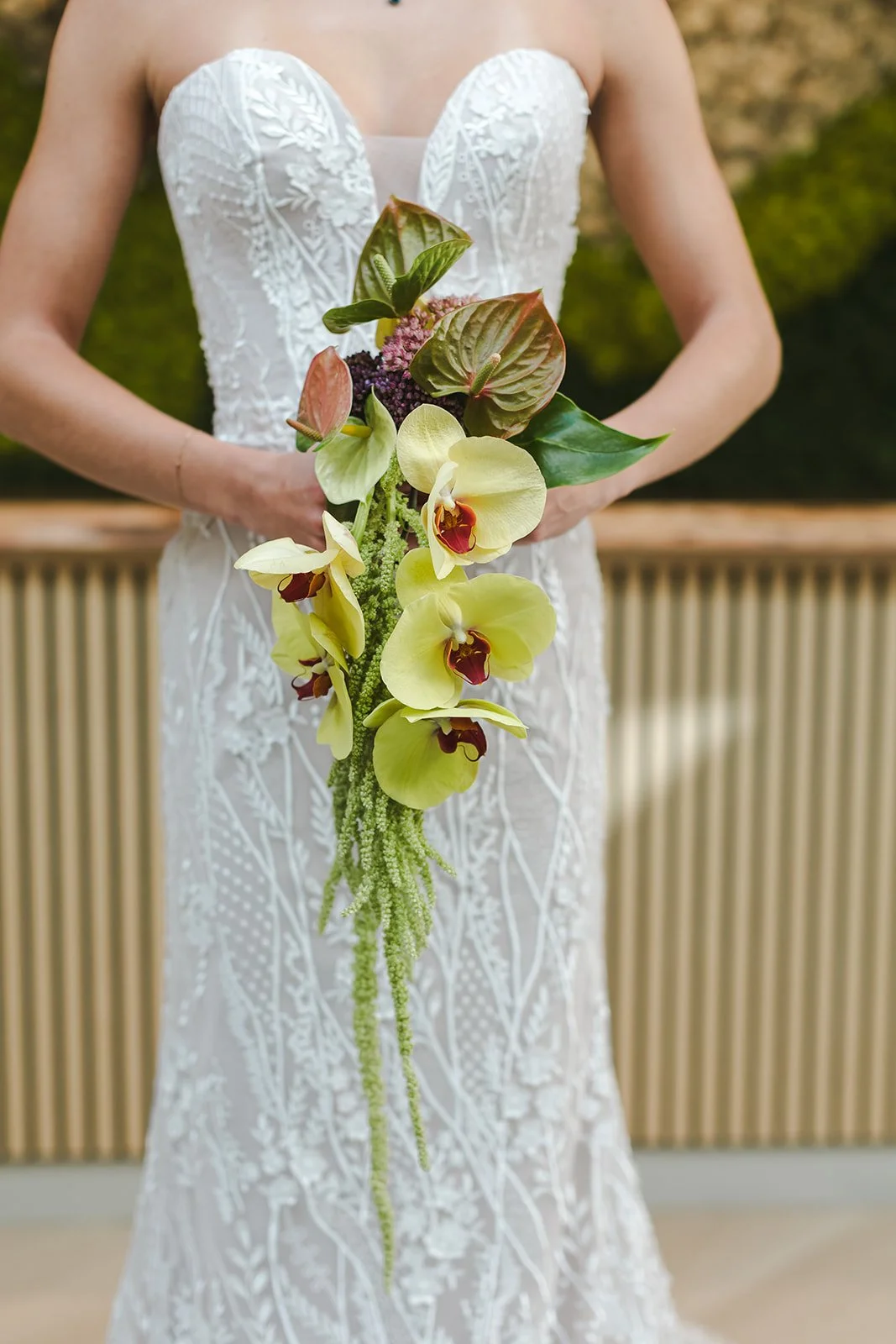 Bride holding bouquet  Urban Jungle  Black Shop Restaurant  Cambridge, ON  Fedora Media.jpg
