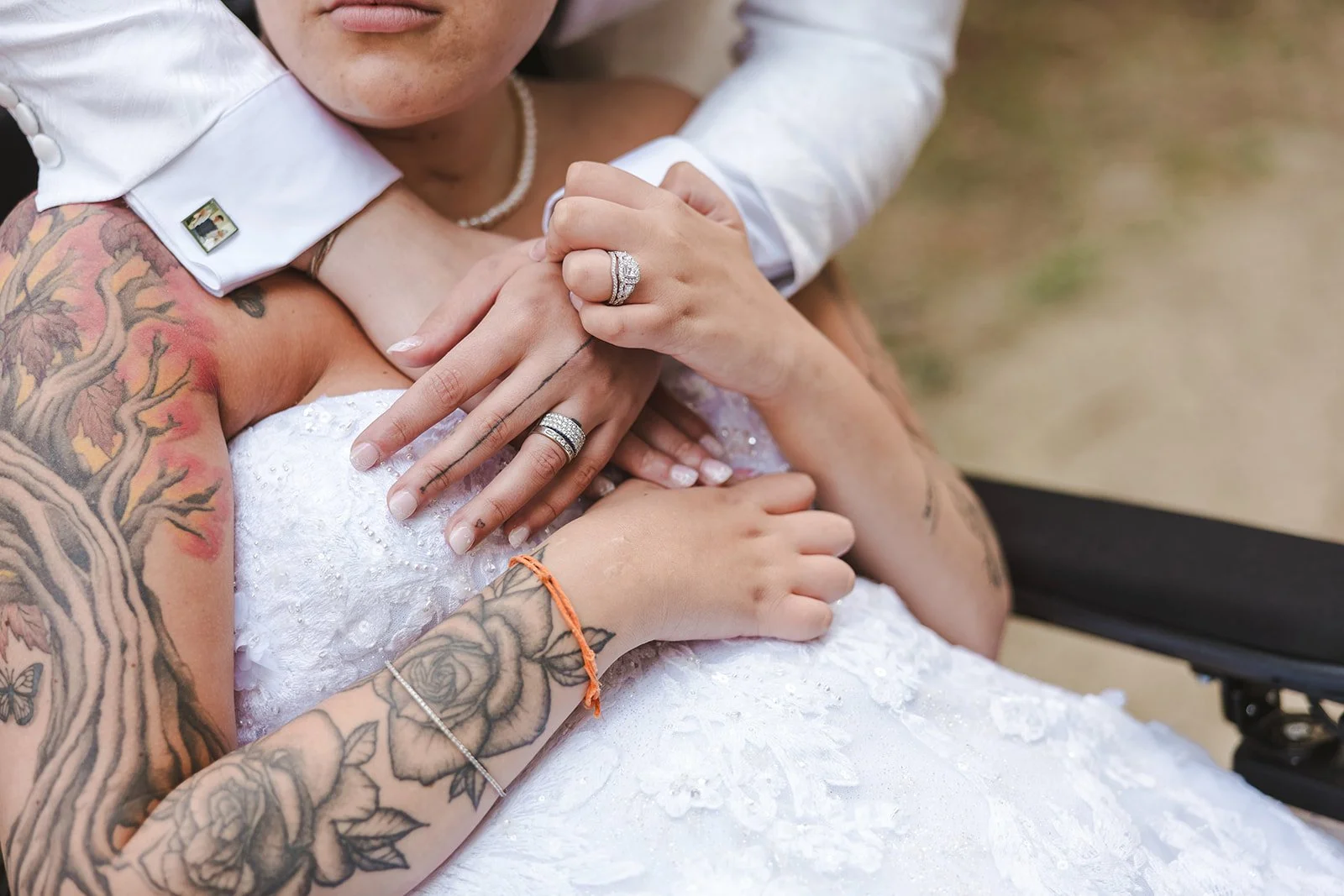 Brides wedding rings on hands  Pine Valley Chalet  Kitchener, ON  Fedora Media.jpg