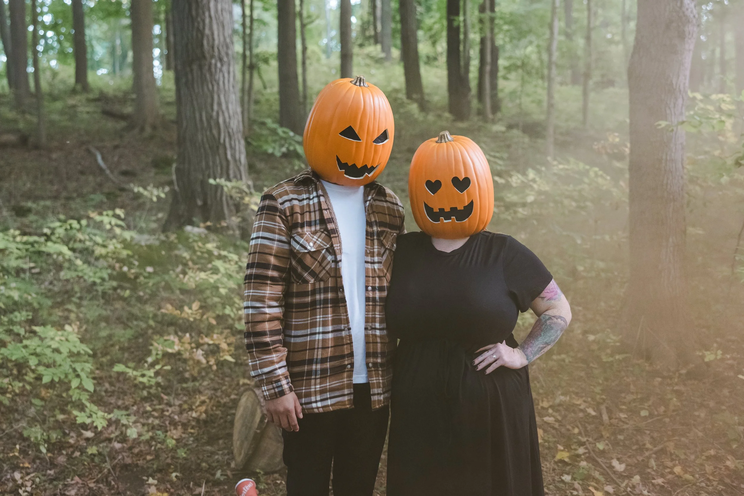 jackolantern-head-people-standing-in-forest-spooky-shoot-fedora-media.jpg