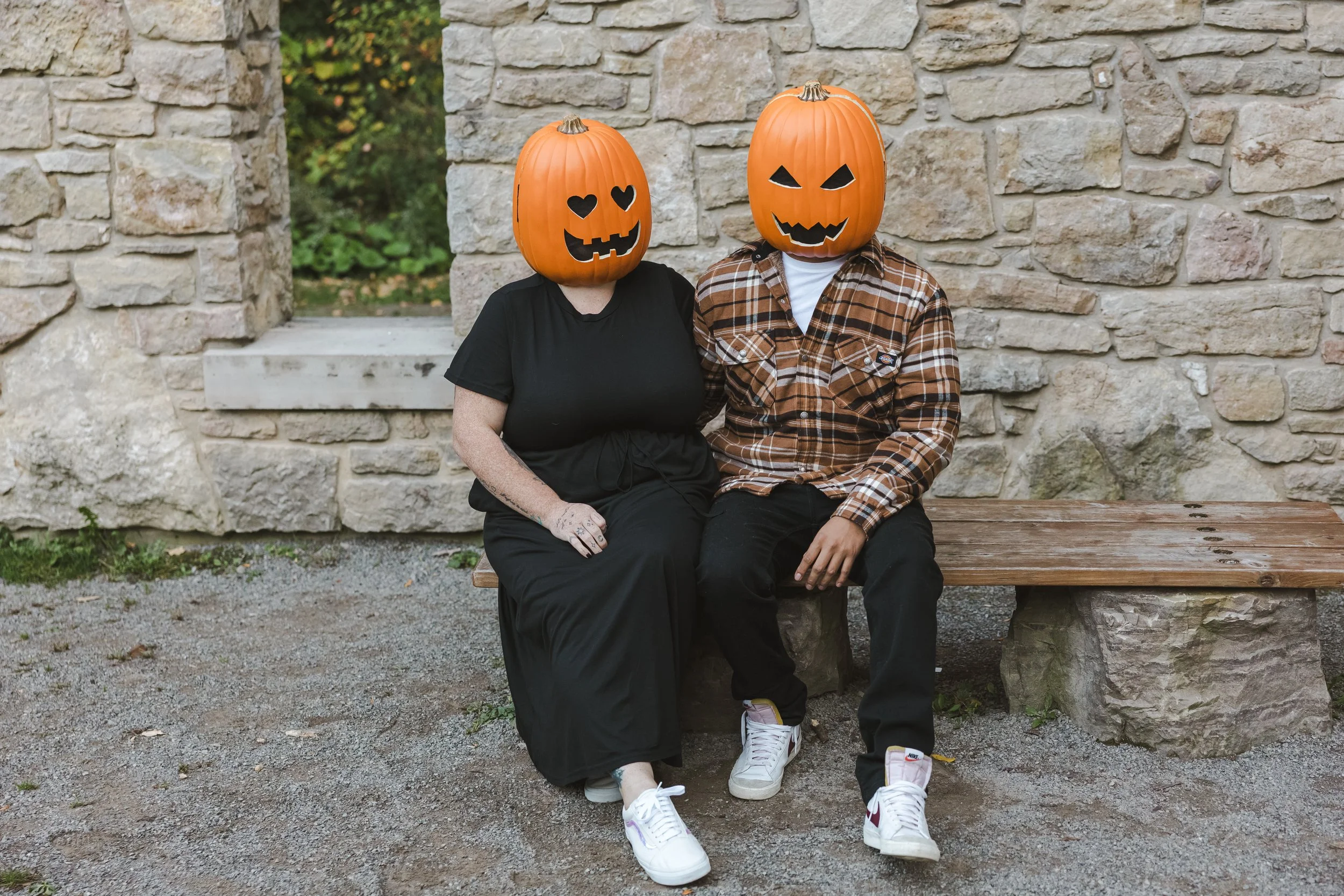 pumpkin-headed-people-sitting-on-bench-spooky-shoot-fedora-media.jpg