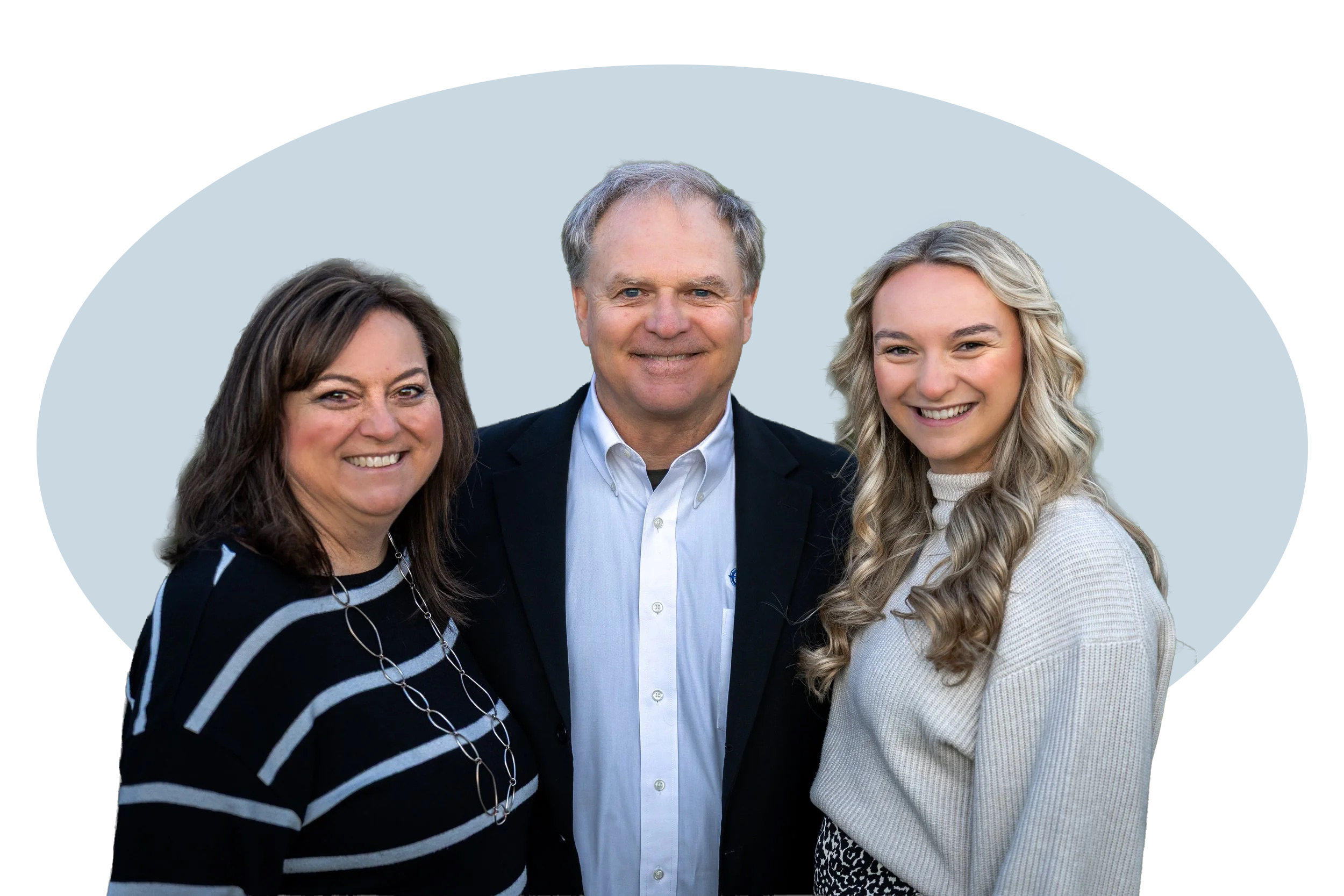 Portrait Image of Todd Reasoner, Pam Reasoner, and Grace Manwell