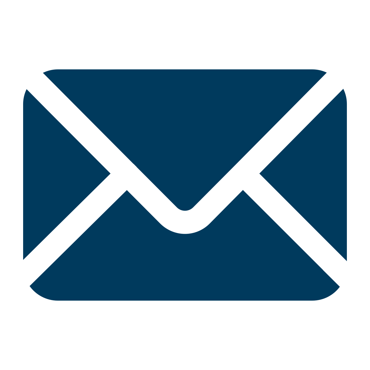 An icon of a closed envelope, representing email or messaging.