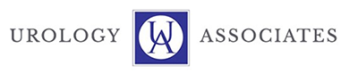 Urology Associates logo with text 'Urology Associates' and a blue and white emblem