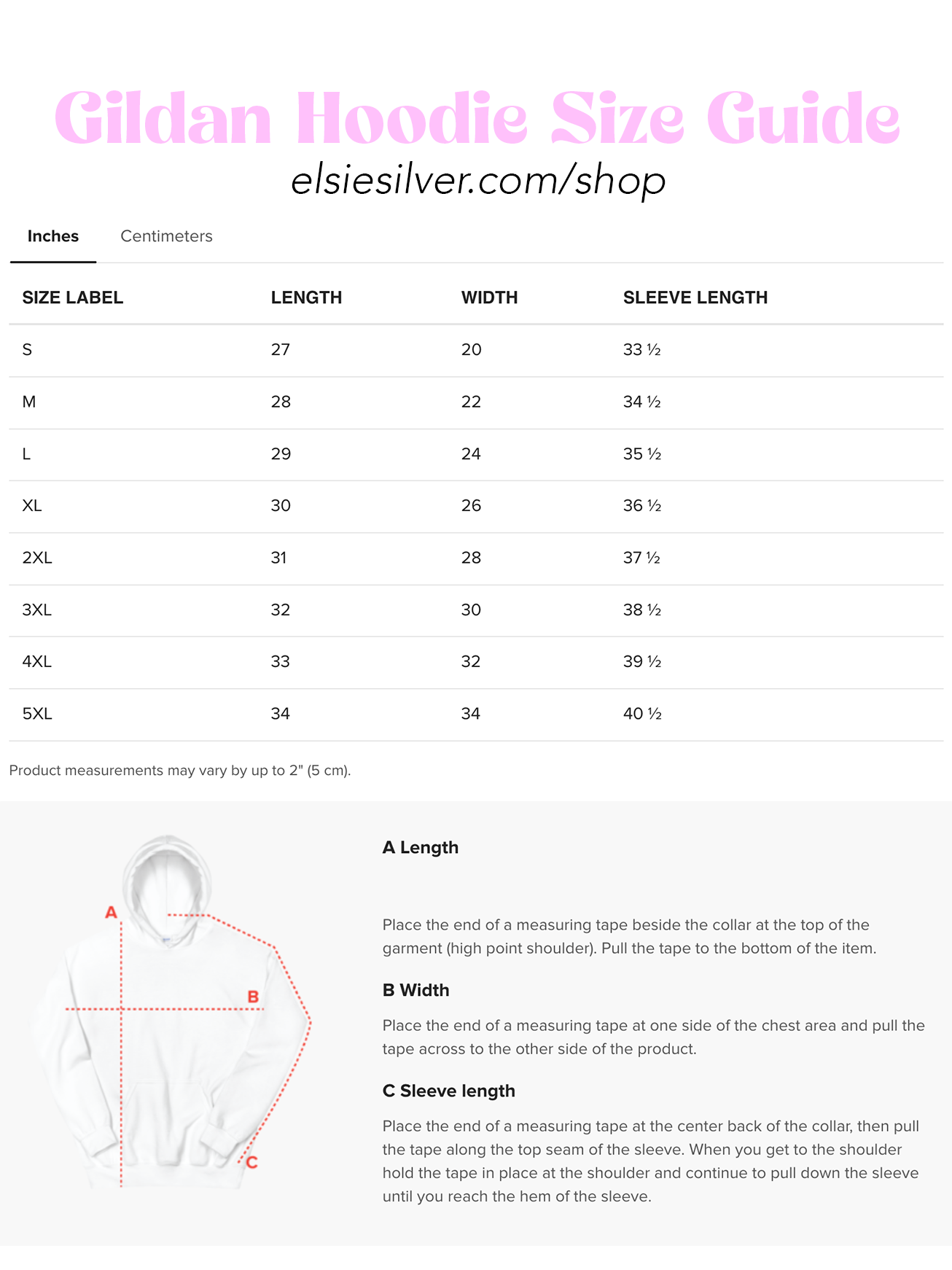 Gildan hoodie size guide.png