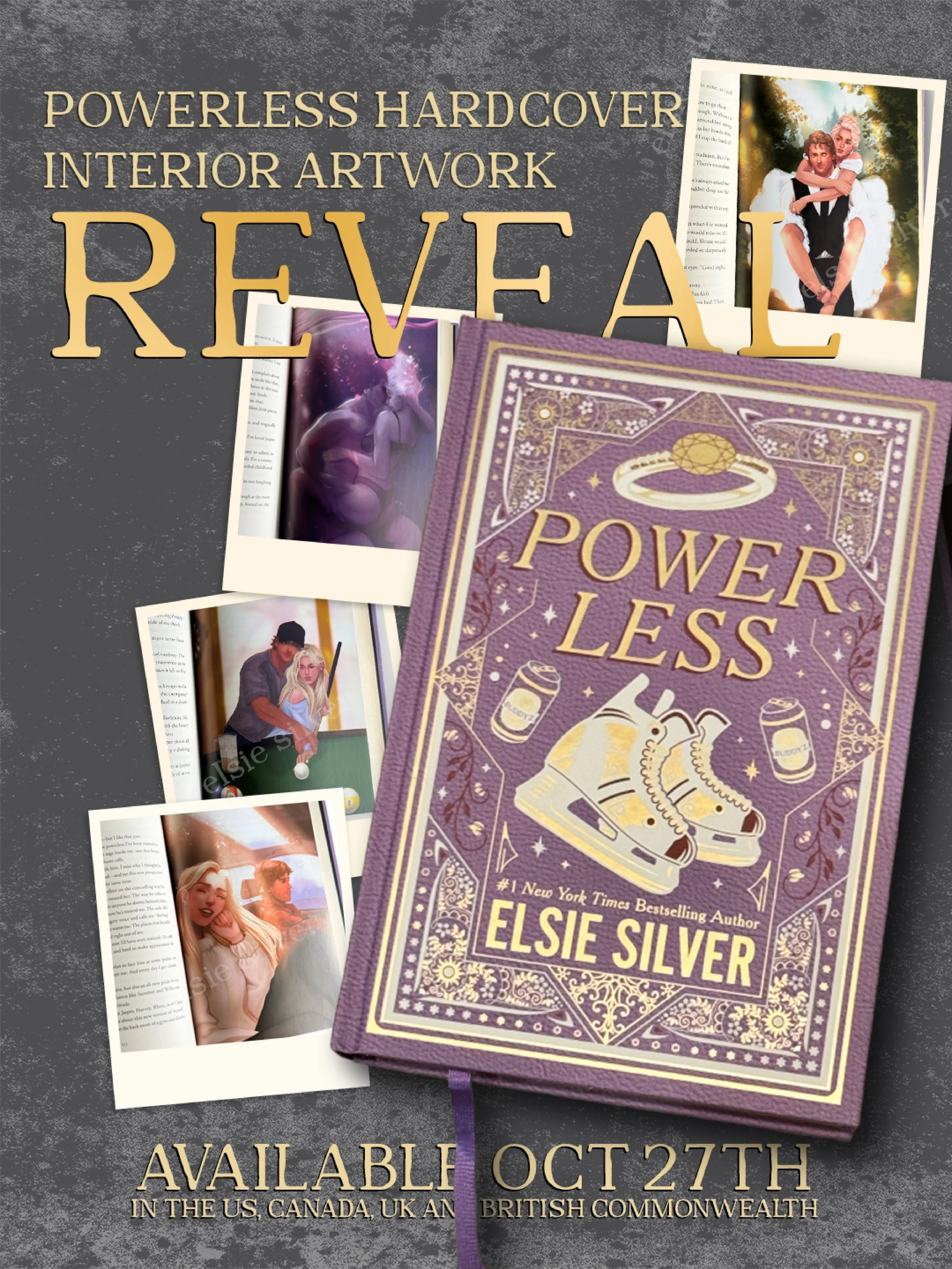 Powerless hardcover art reveal! 😍👌🏻

The Powerless hardcover edition officially releases next week so it&rsquo;s time to share the amazing art hidden in the pages by the very talented @palesile. 👌🏻

This edition releases in the US, Canada, UK an