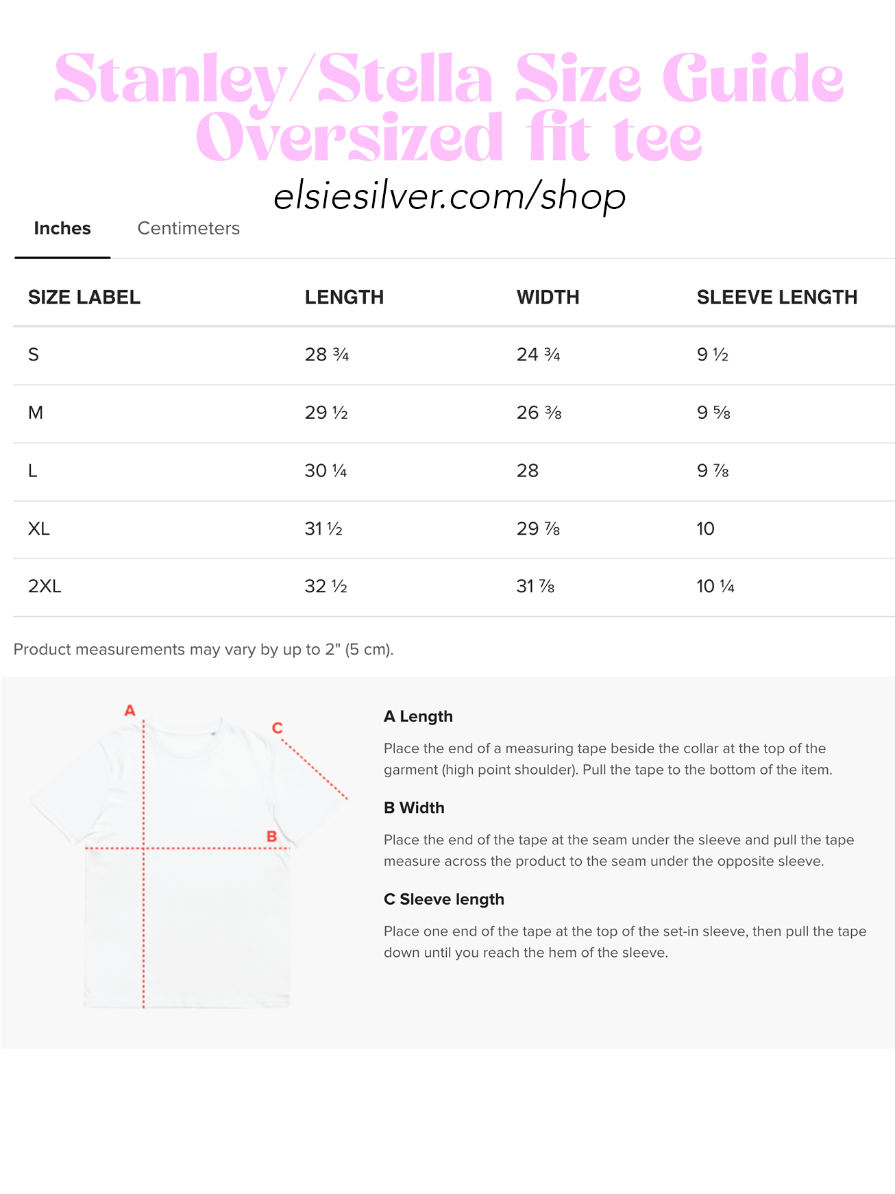 Stanley_stella oversized fit size guide.png