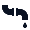 Icon of leaking faucet for leak repair
