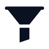 Funnel icon for water filtration