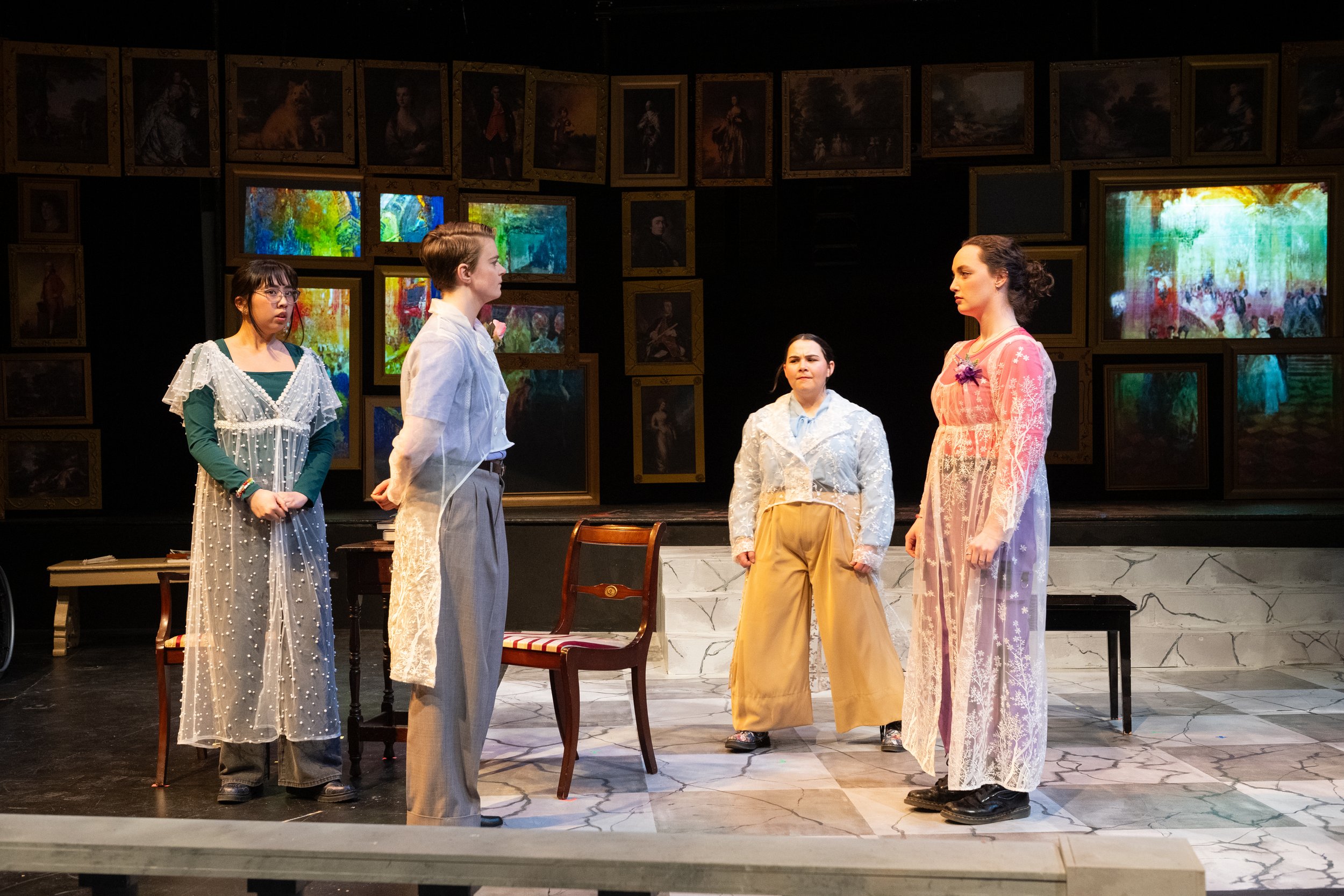 Pride and Prejudice, Jenna Tamimi dir. University of Portland, April 2025, Mago Hunt Center. 