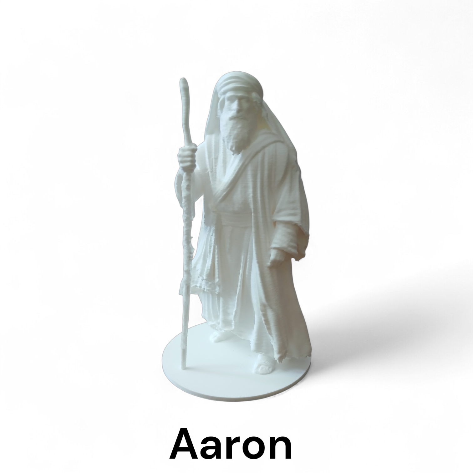 Aaron with staff (unpainted)