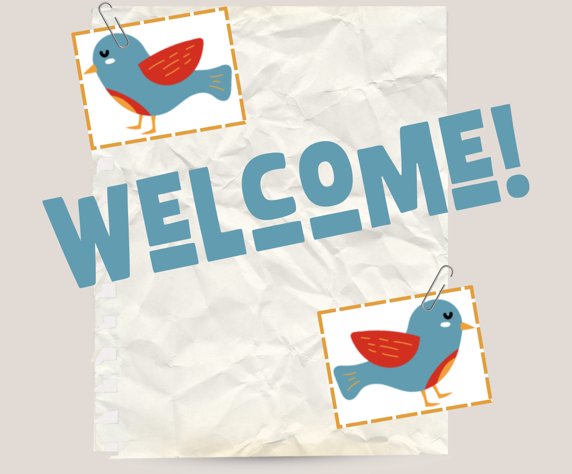 I’m so Glad That You’re Here!