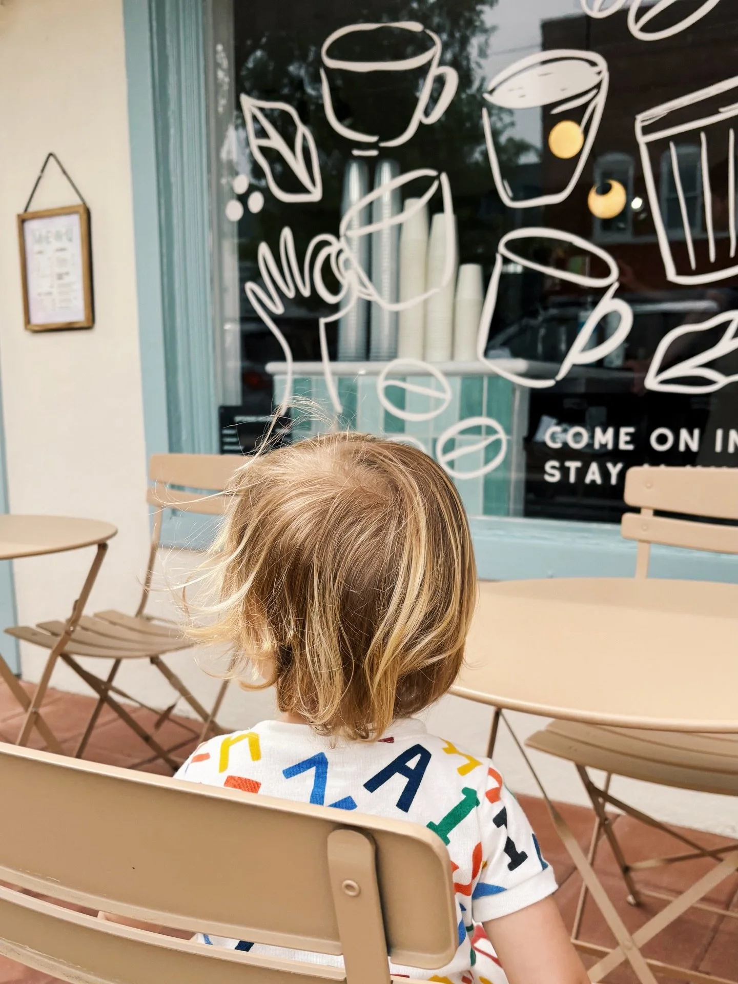 We may be a small shop, but we love our small customers. Your mini coffee date is always welcome here. If things get a little messy with the pastries or they decide to climb the bench or even move the retail price tags around, don&rsquo;t worry! Trus