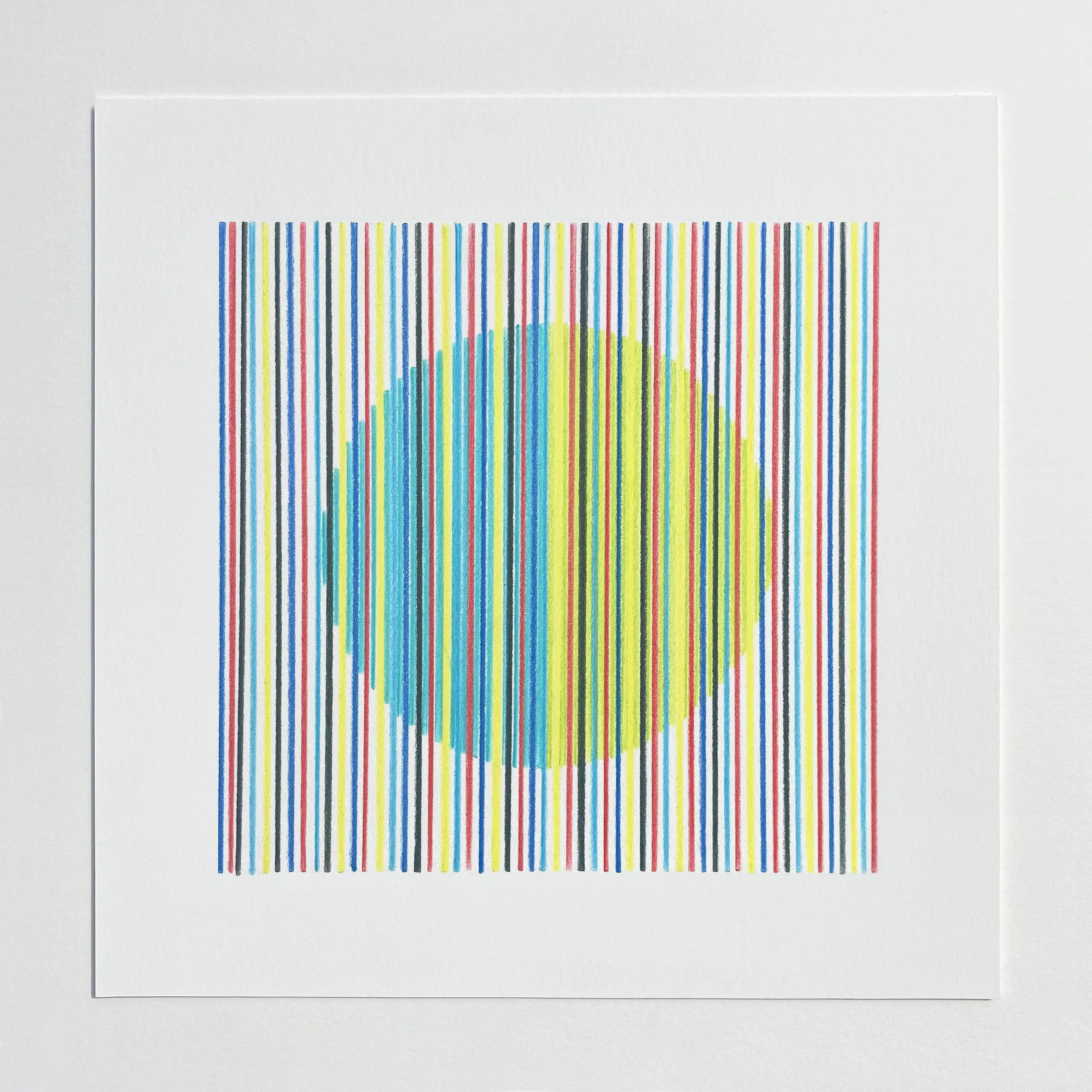 Lumen III, 2026, pencil on Fabriano paper, 27 x 27 cm (framed) • £250