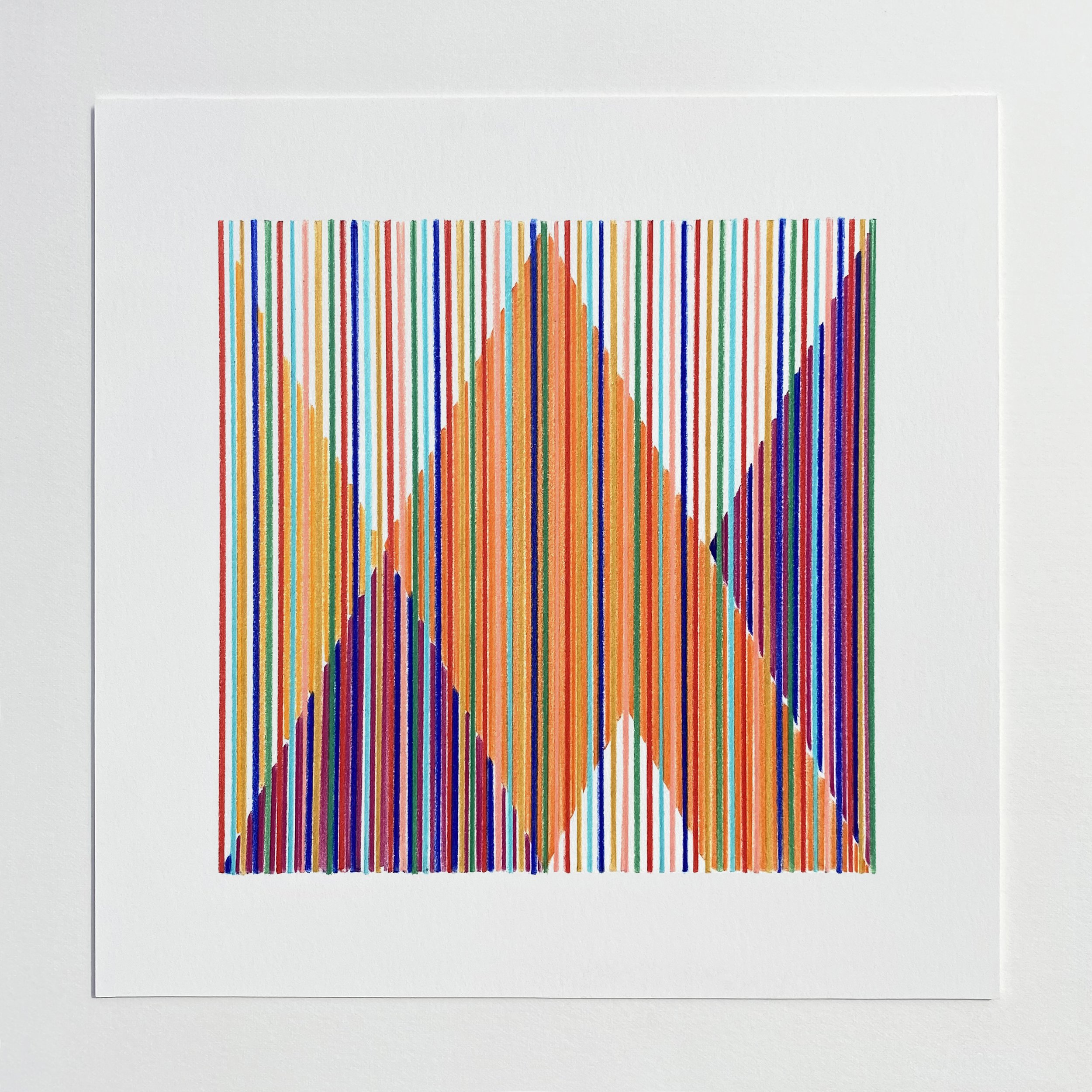 Harmony & unity VII, 2026, pencil on Fabriano paper, 27 x 27 cm (framed) • £250