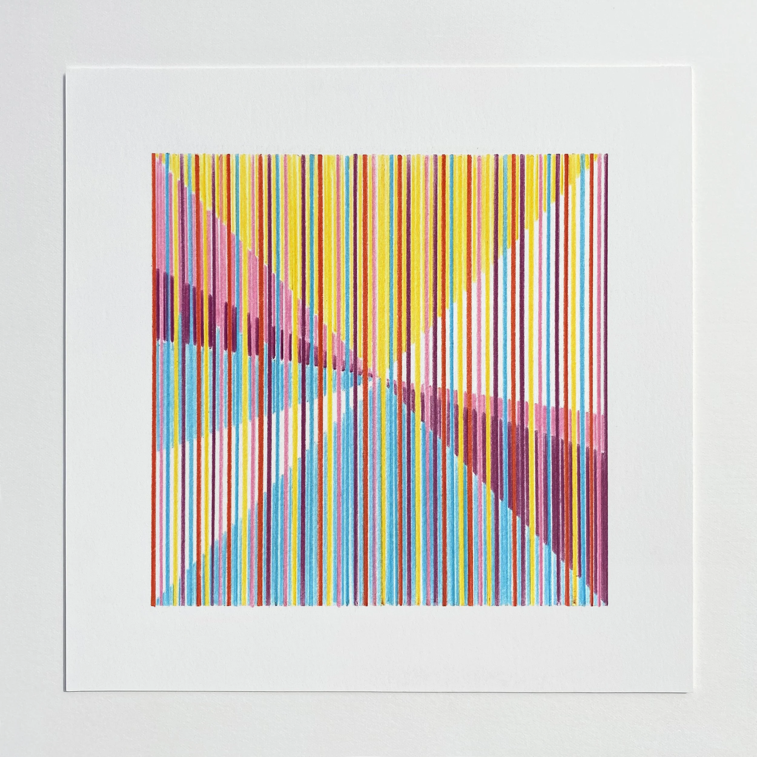 Lumen VI, 2026, pencil on Fabriano paper, 27 x 27 cm (framed) • £250