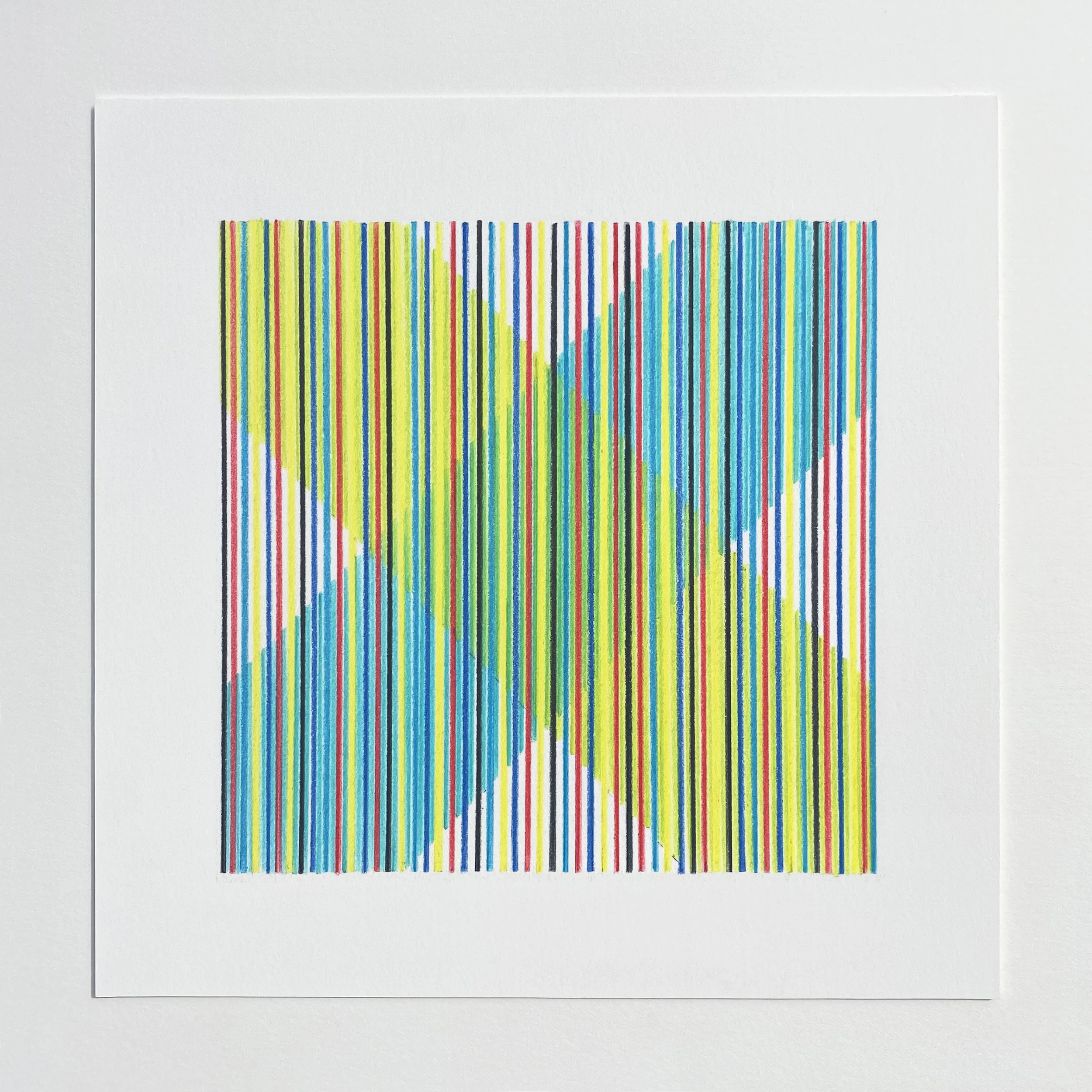 Lumen IV, 2026, pencil on Fabriano paper, 27 x 27 cm (framed) • £250