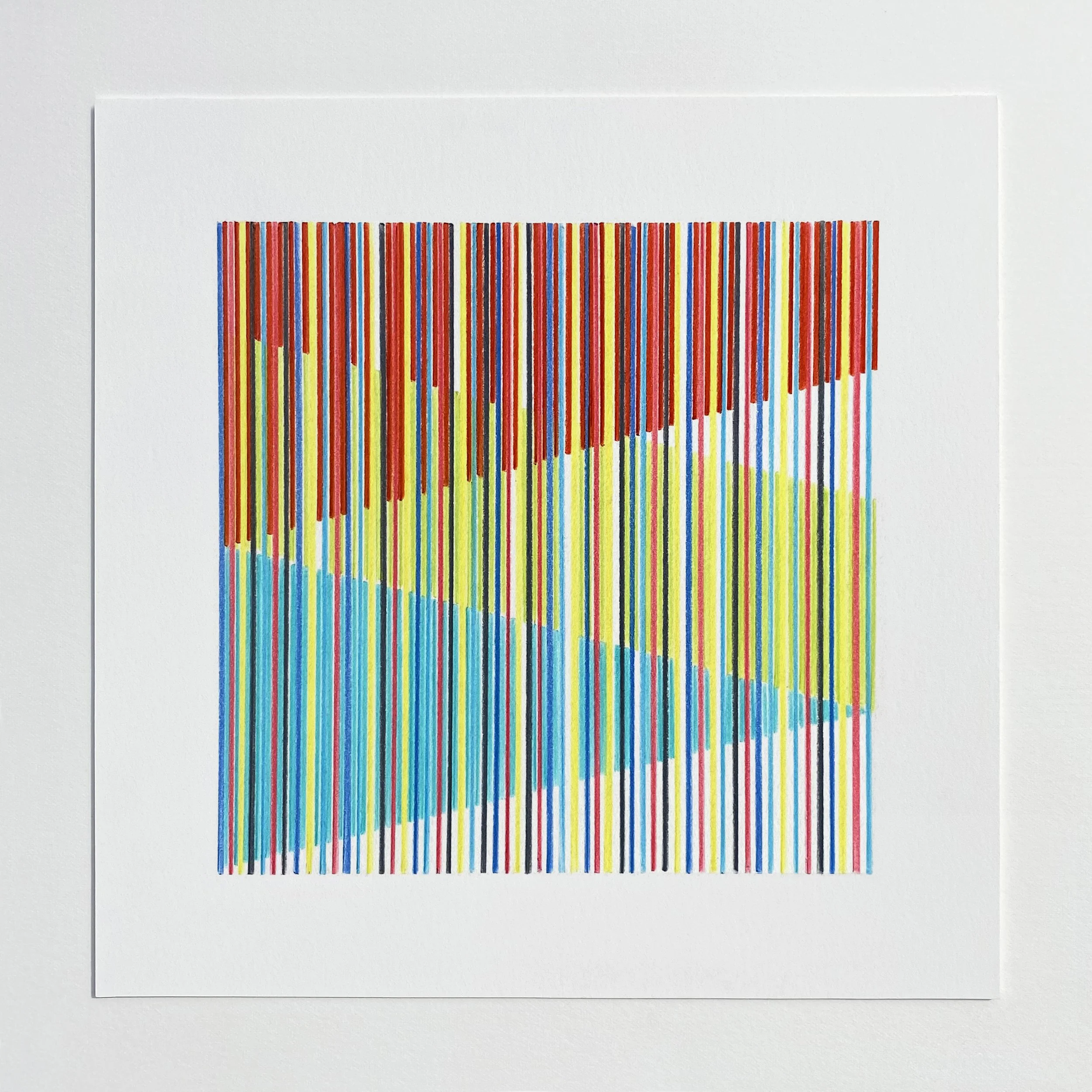 Harmony & unity V, 2026, pencil on Fabriano paper, 27 x 27 cm (framed) • £250