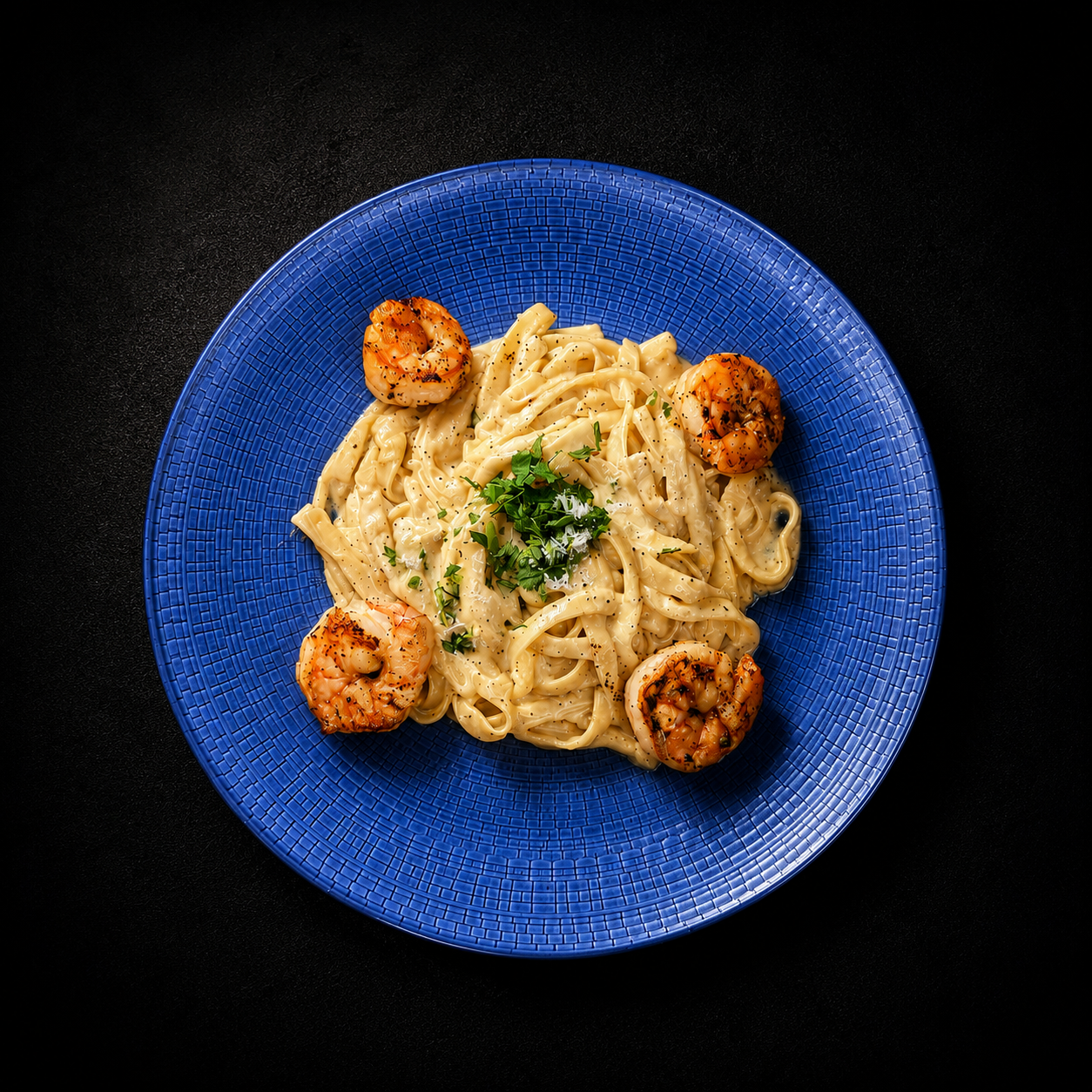 Fettuccine Shrimp Pasta
