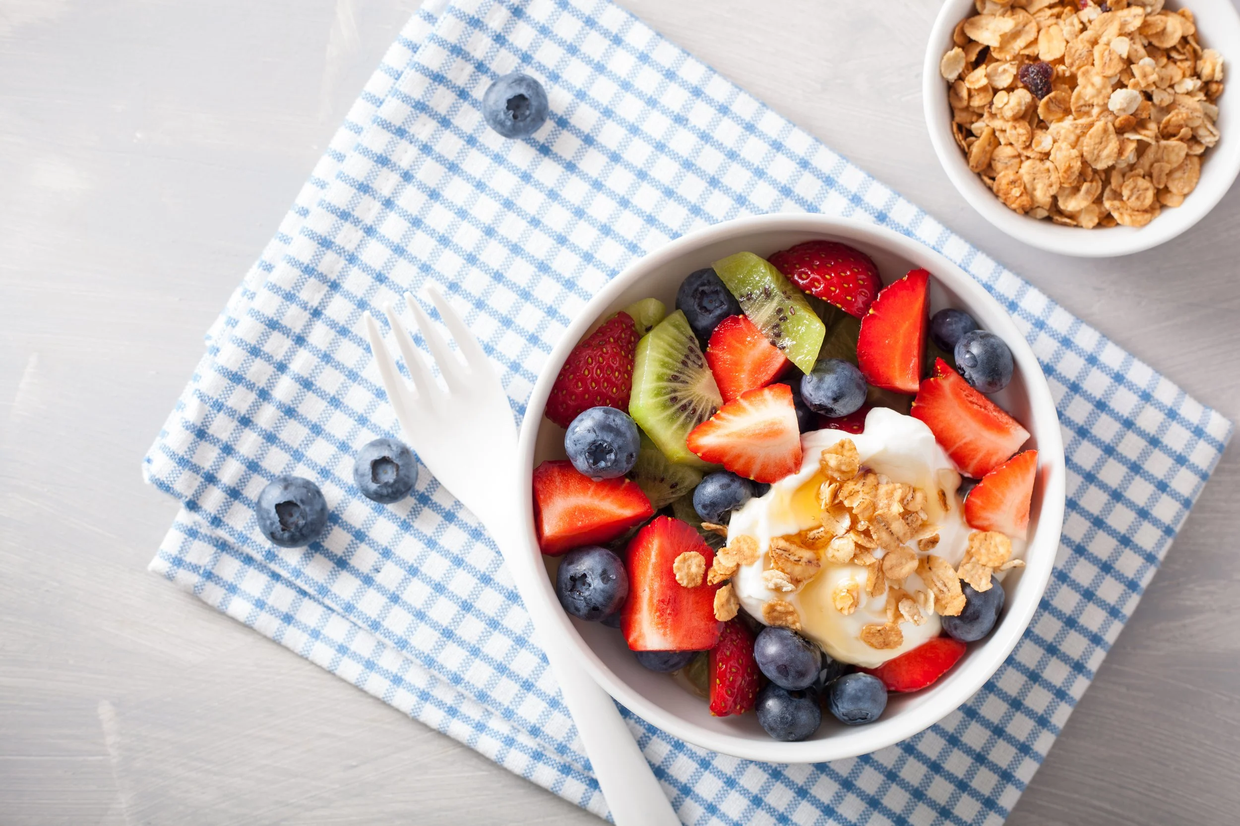 Fruit Bowl with Yogurt & Granola