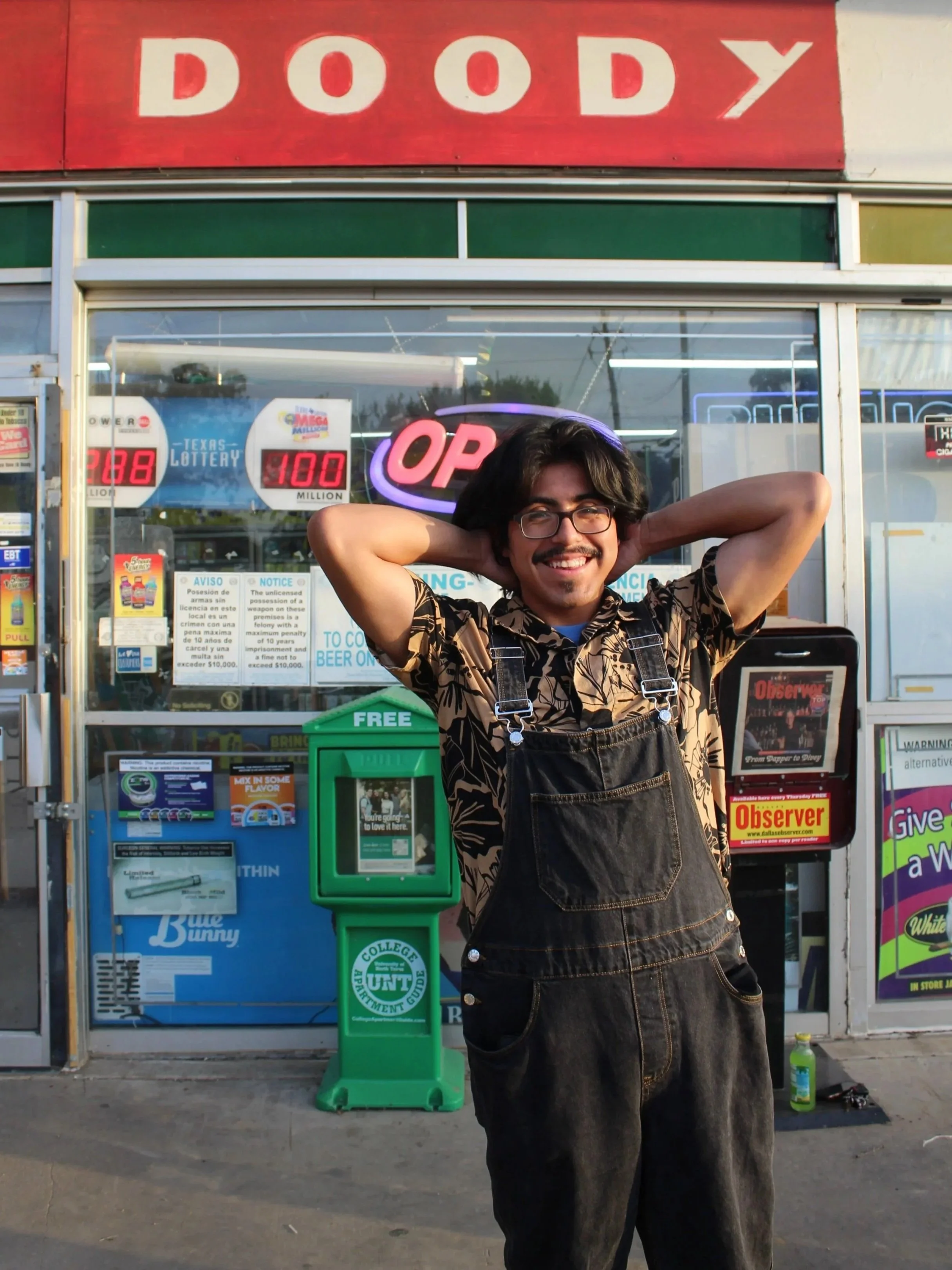 Joel Mena outtake from the 'Cosmic American Music' photo shoot, Denton (May 2025). Photo credit to Rania Geraghty. | The Tabasco Birds, Denton's premiere cosmic country band. Music available across all streaming platforms. LPs/CDs. Flying since 2024!
