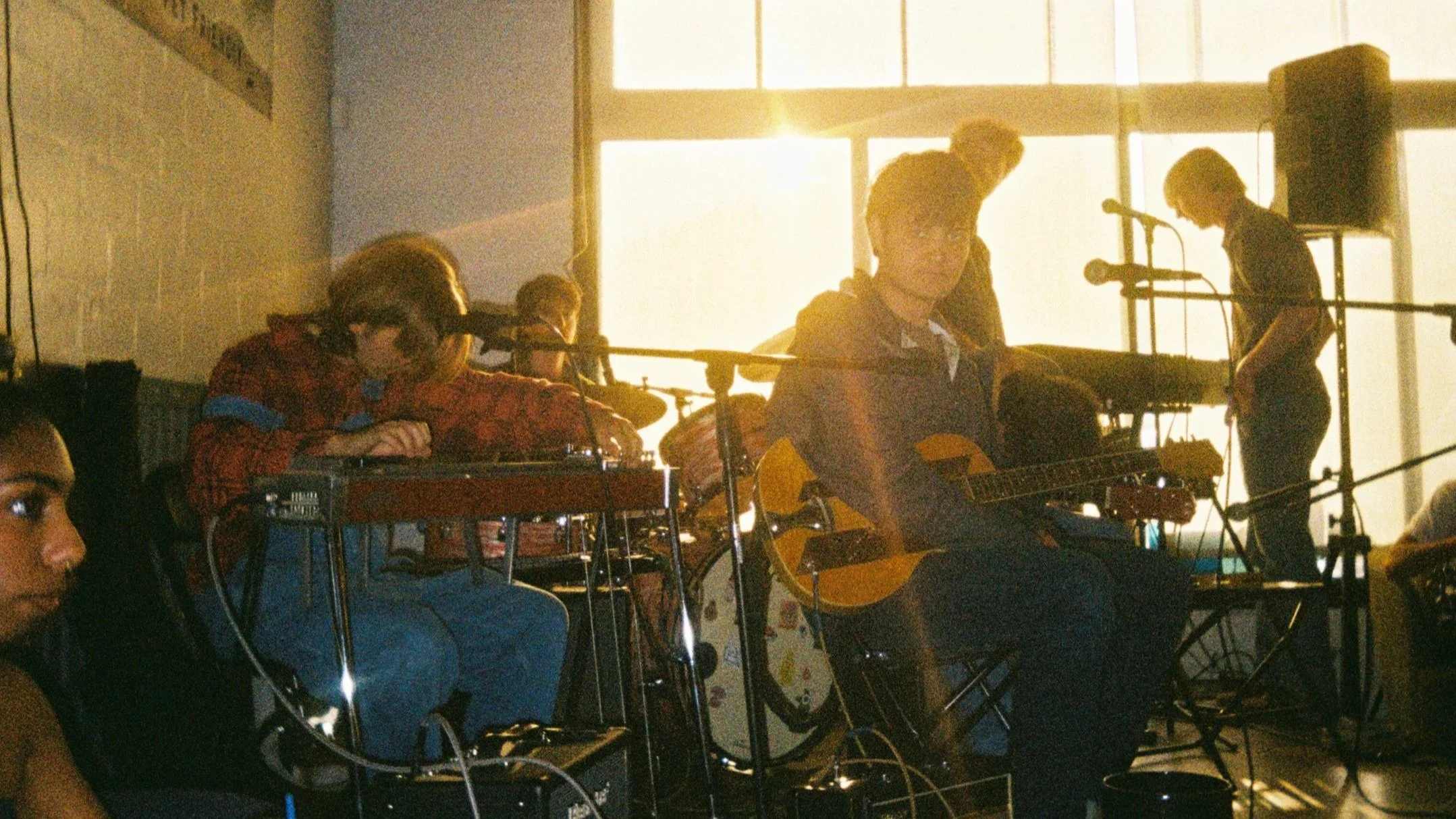 Tabasco Birds preparing before a gig (April 2026). Photo credit to @parkermollenski | Denton's premiere cosmic country band. 'Cosmic American Music' available on all streaming platforms. LPs/CDs. Flying since 2024!