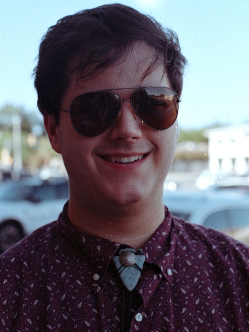 Cathal Mayfield looking fly with his shades on (August 2024). Photo credit to Abe Randle. | Denton's premiere cosmic country band. 'Cosmic American Music' available on all streaming platforms. LPs/CDs. Flying since 2024!