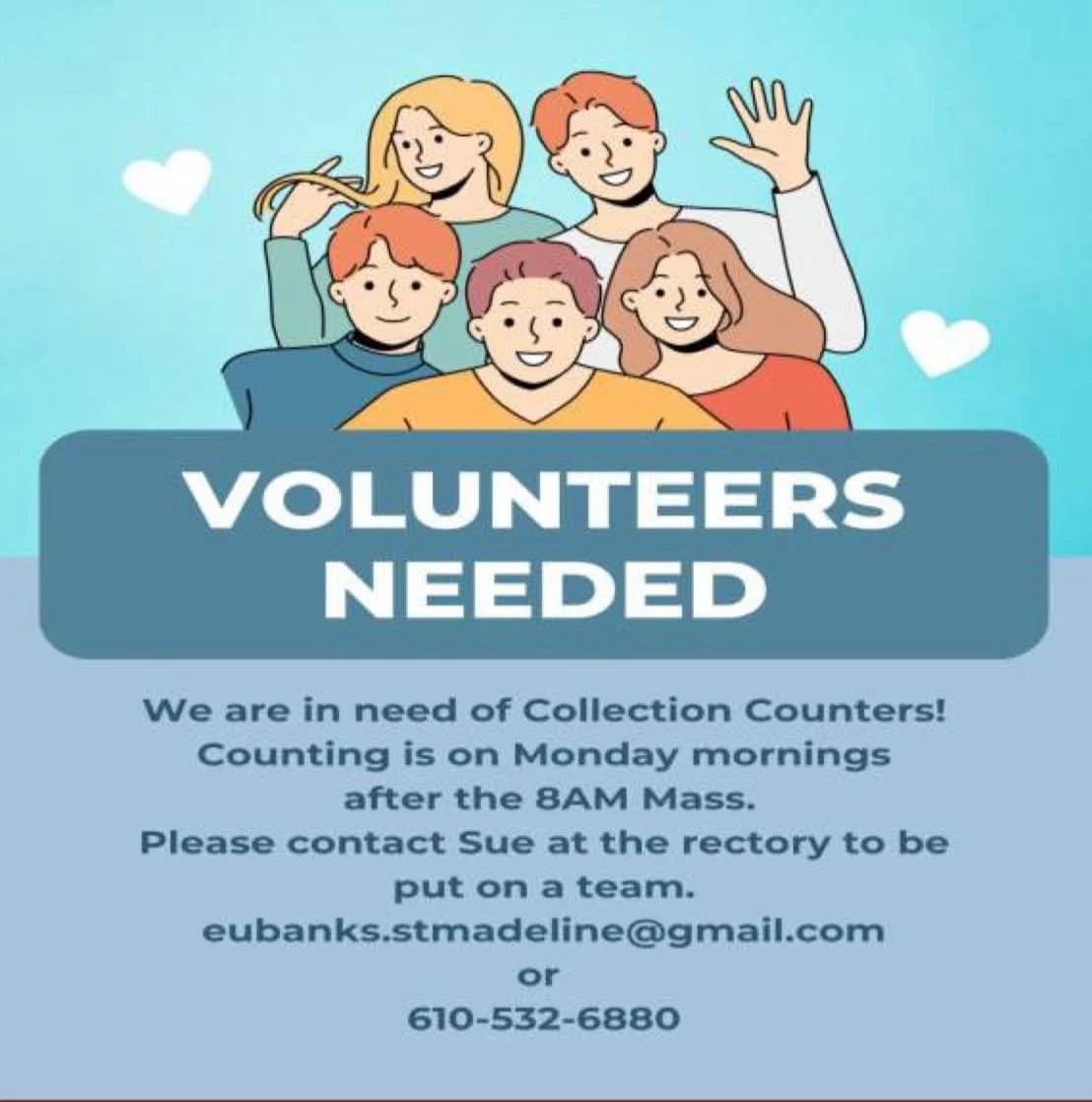 Volunteers Needed For Counting Collections