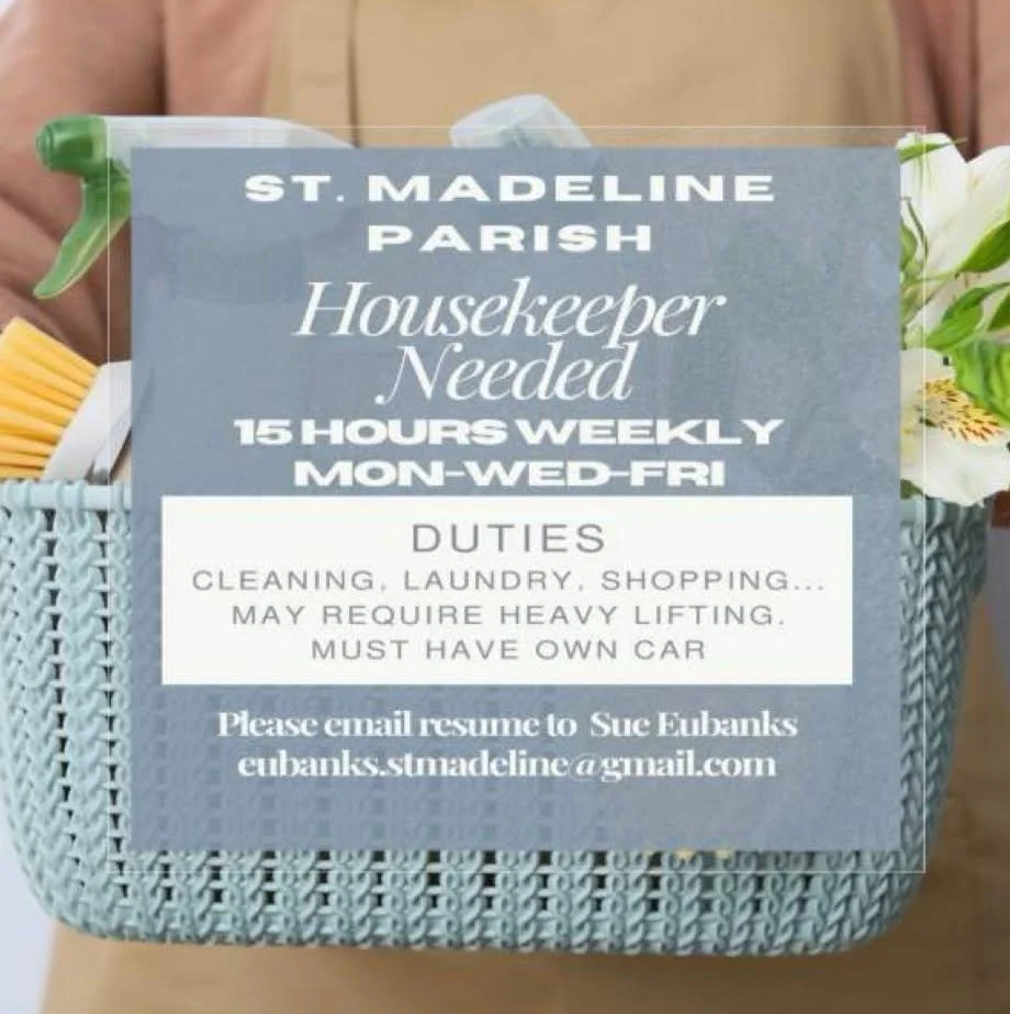 Housekeeper Needed