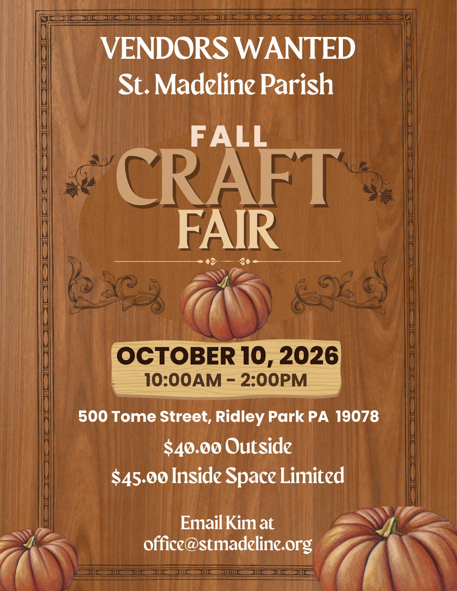 Fall Craft Fair 2026
