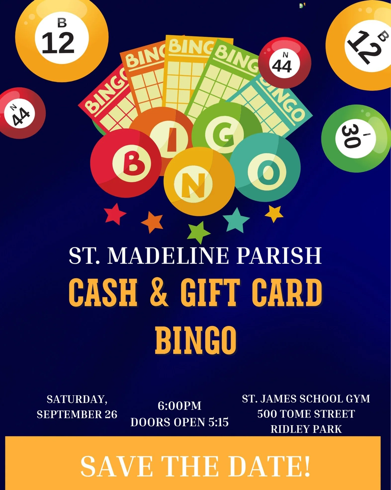 Parish Bingo