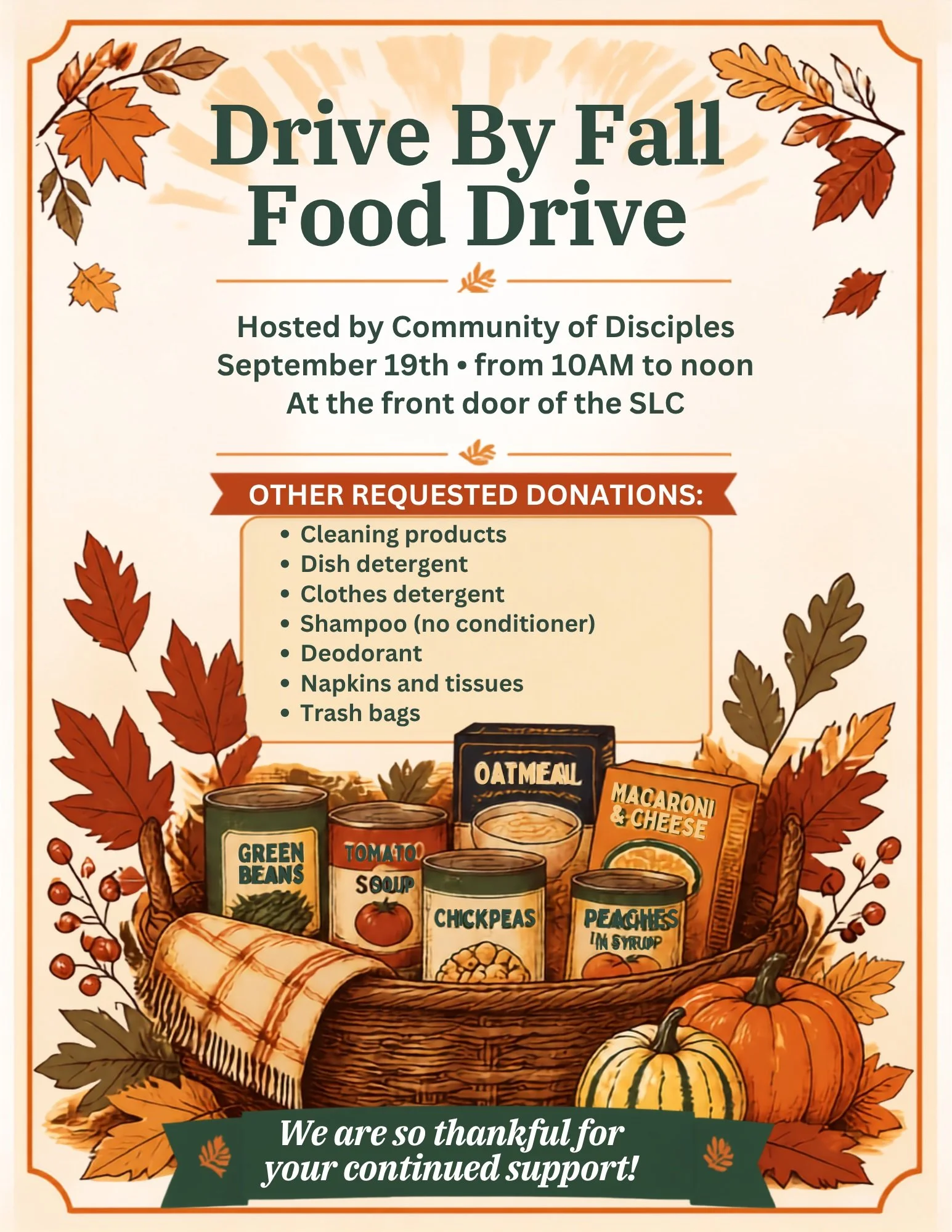 Drive-By Food Drive