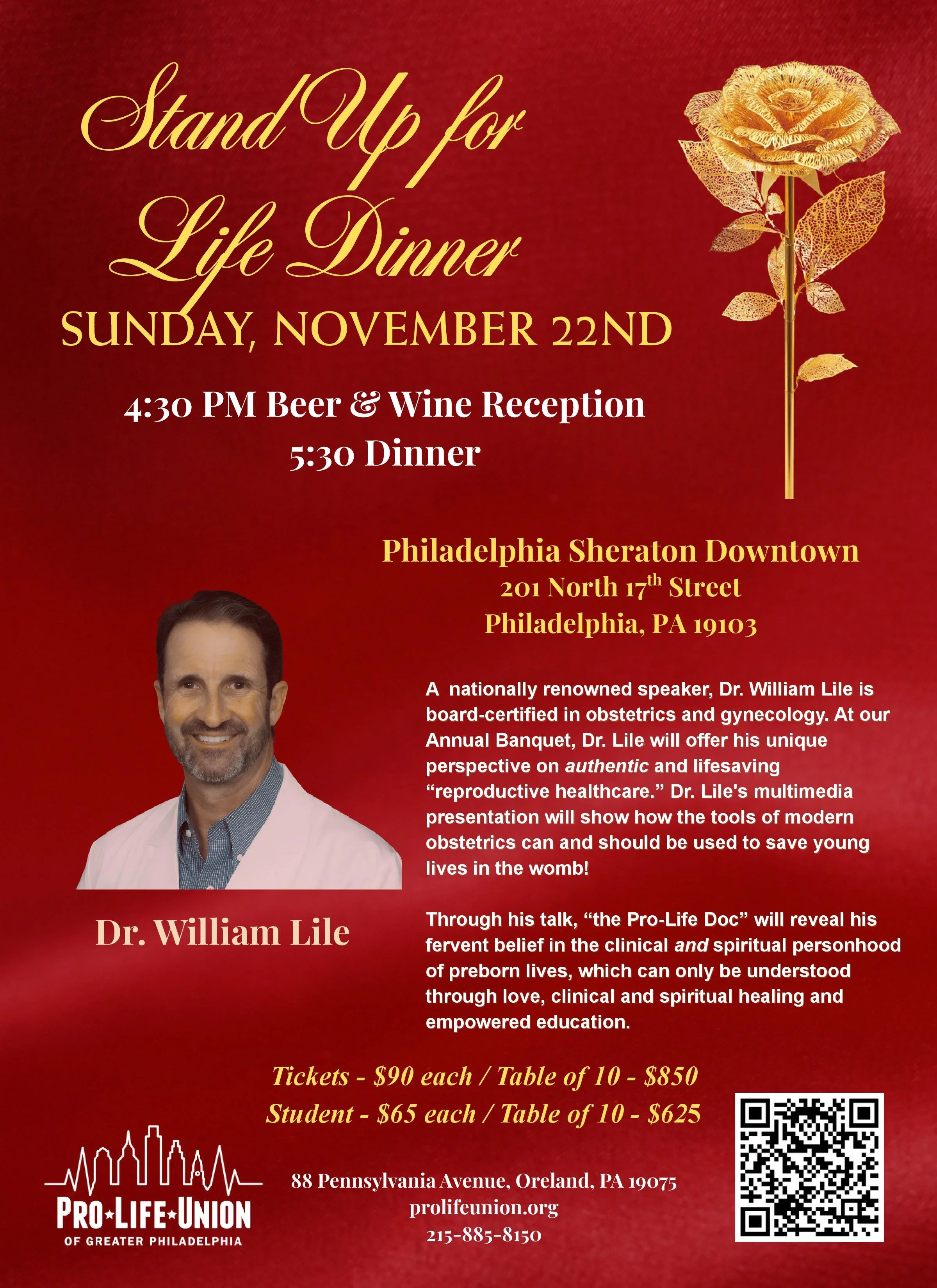 Stand Up For Life Dinner