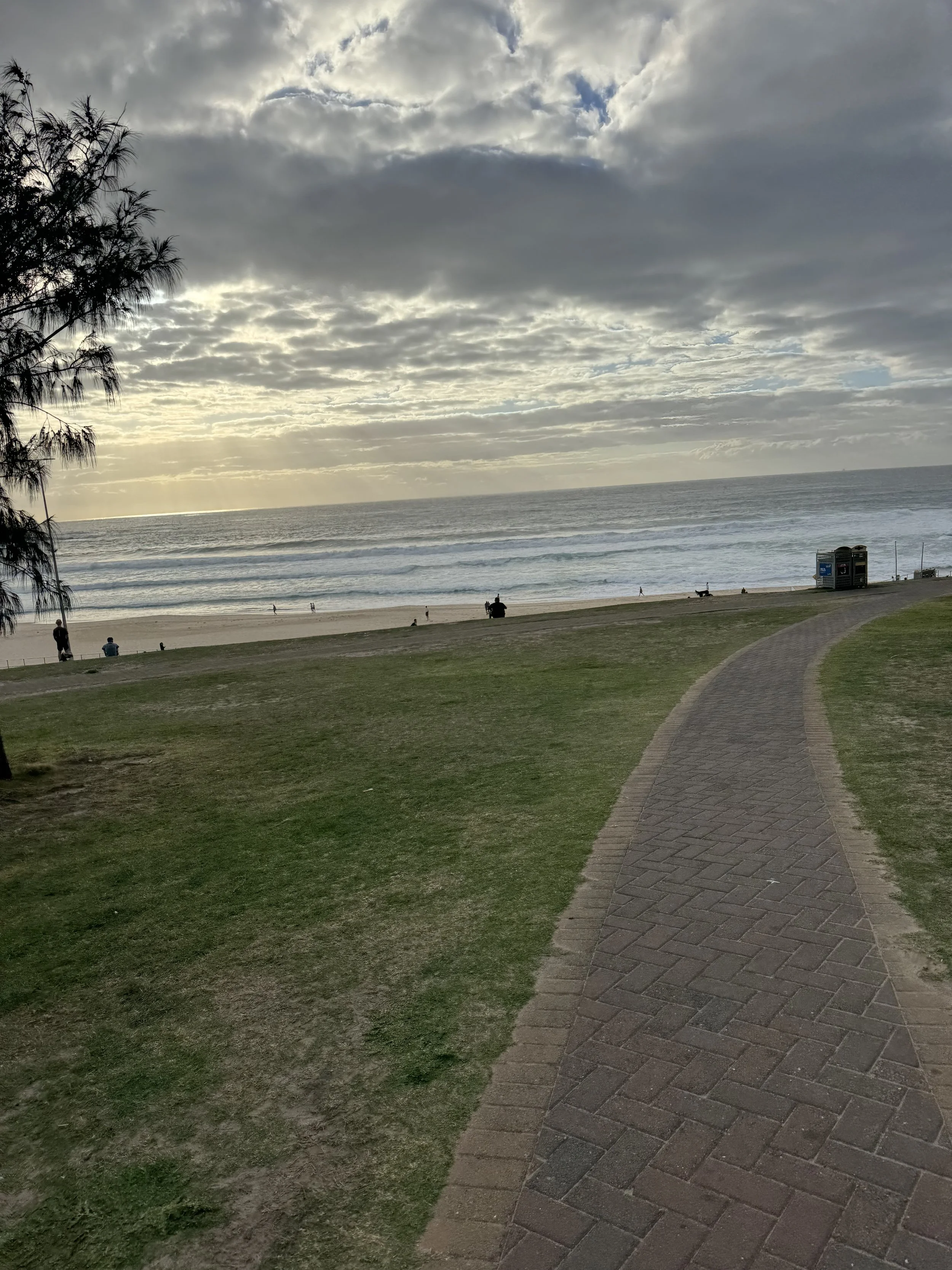 Morning At Bondi Print