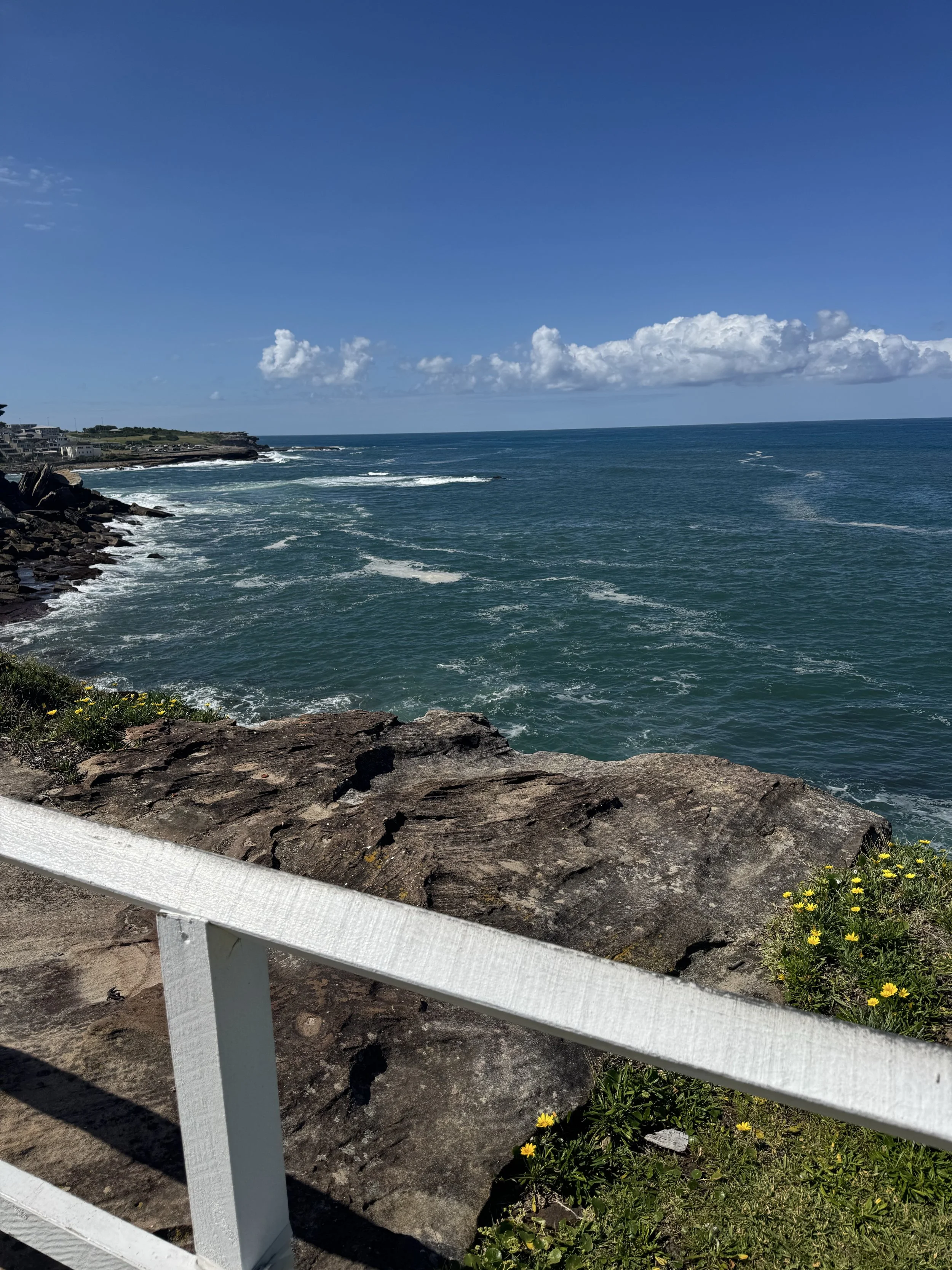 Coogee Coastline During High Swell View Two