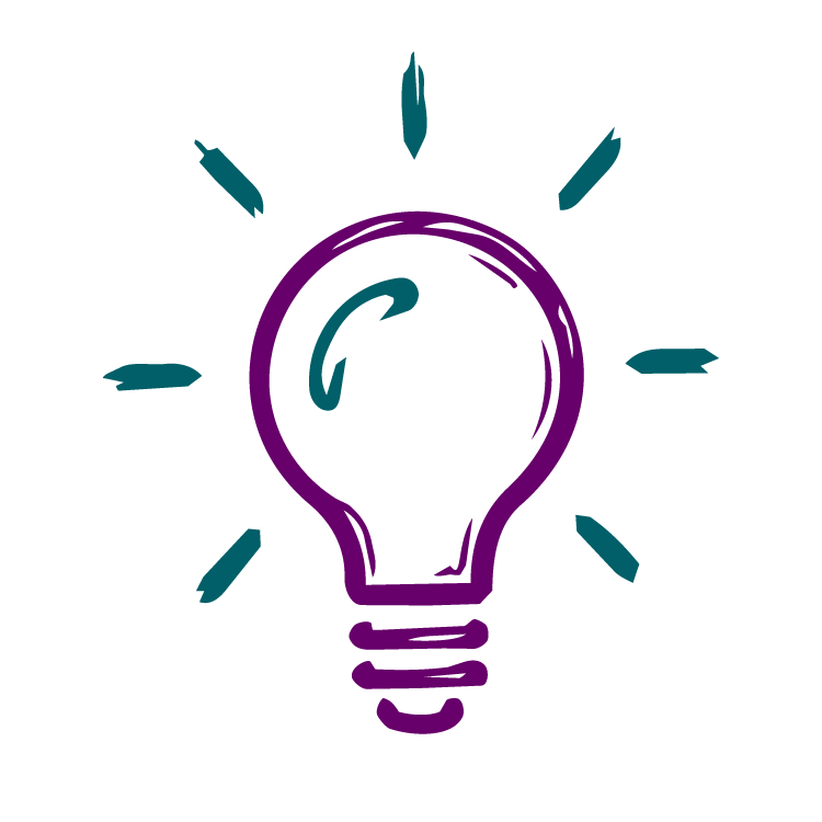 Icon of a light bulb