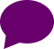 A purple speech bubble icon