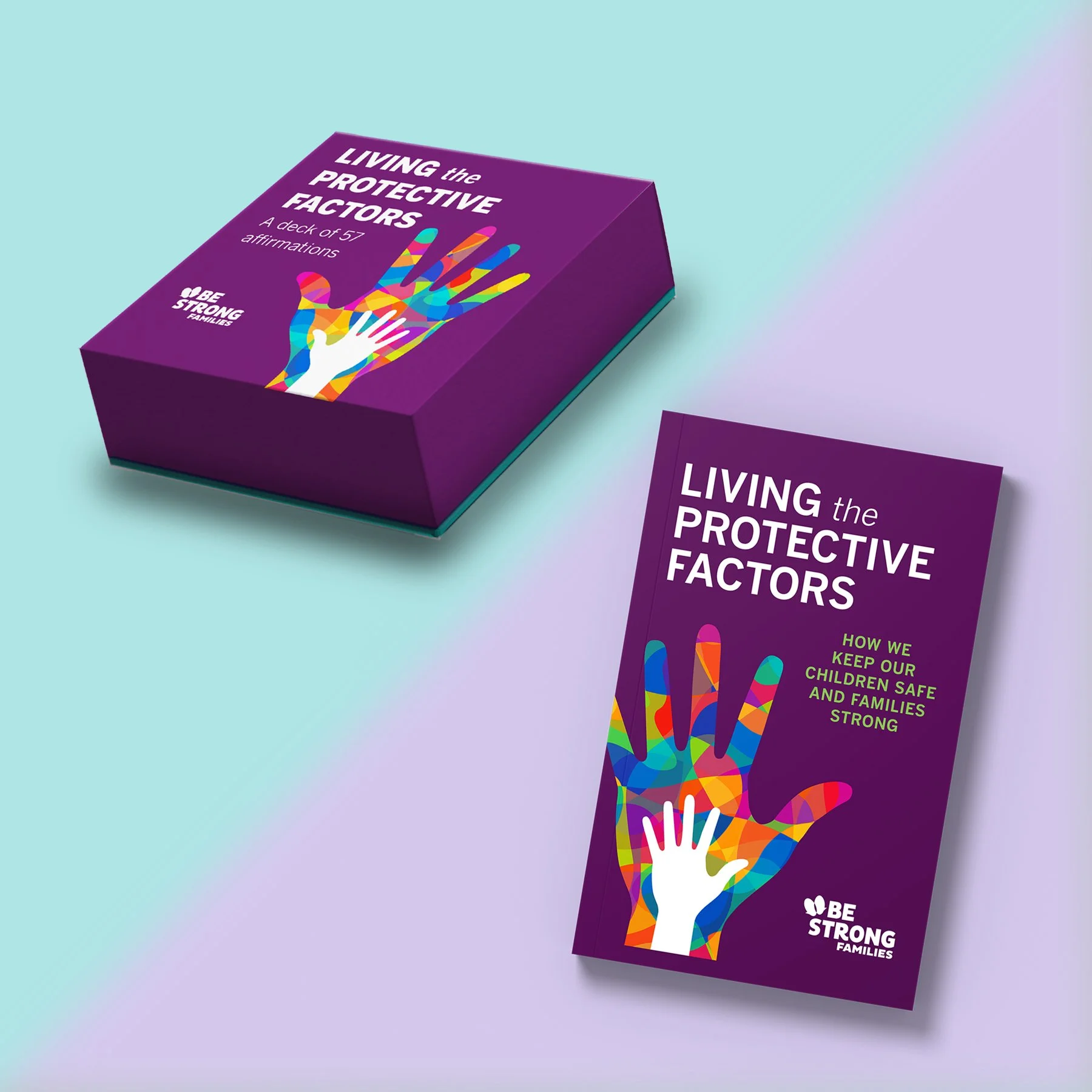 Living the Protective Factors Affirmation Cards & Book (Bundle)