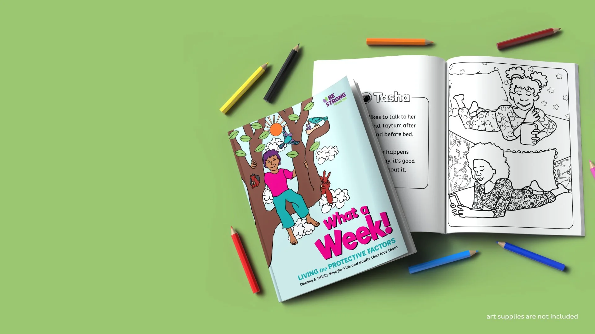 What a Week: Living the Protective Factors Coloring & Activity Book
