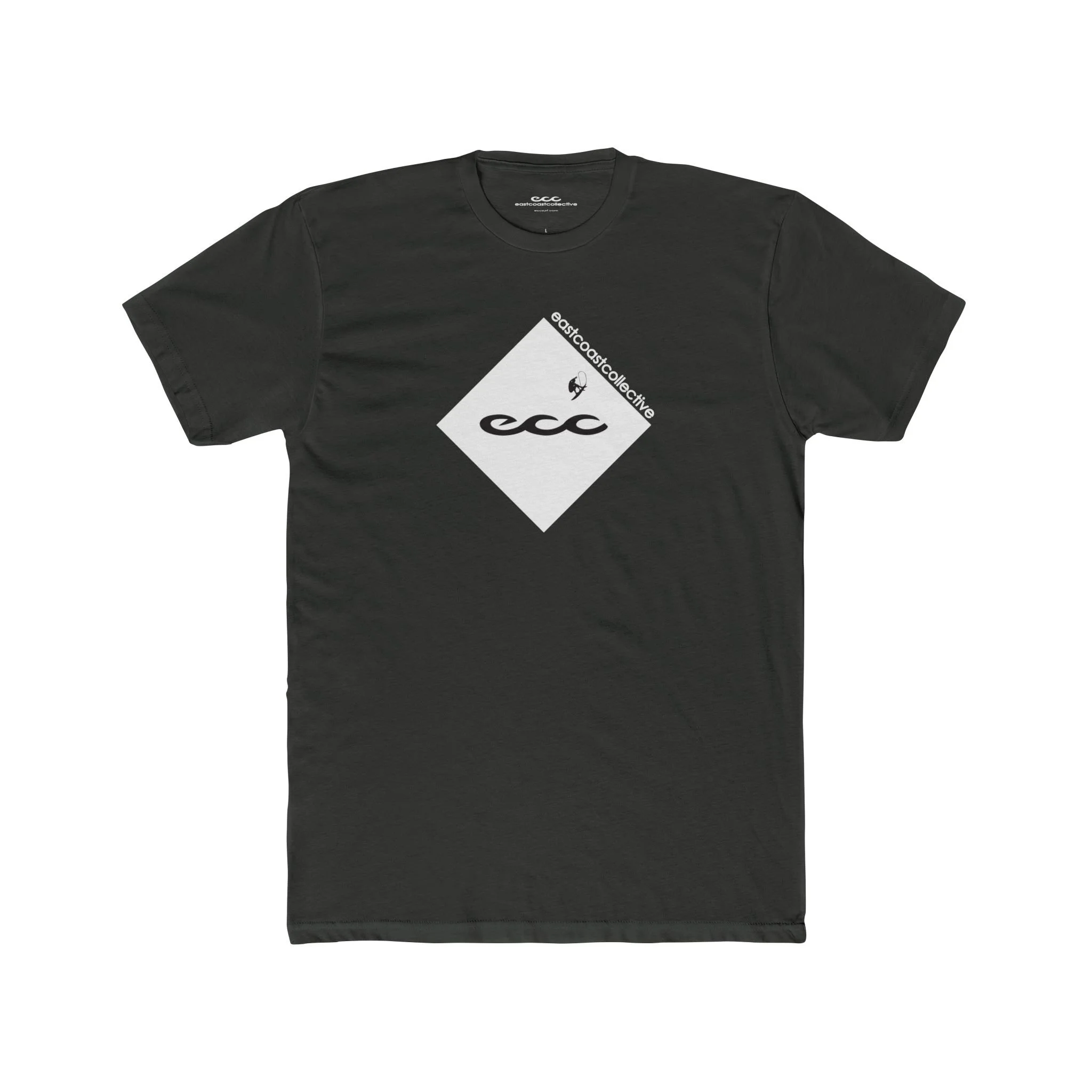 Basic Quad ECC Wave Graphic T-Shirt-Metal Grey (Unisex)