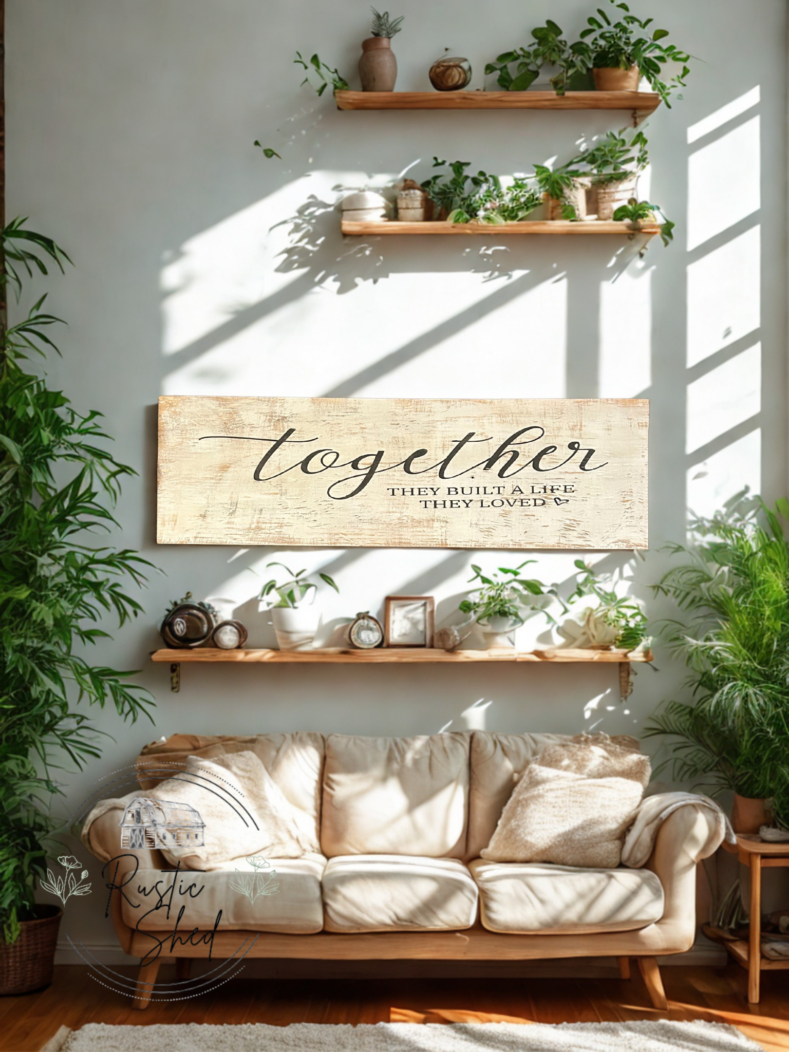 "Together" they built a life they loved