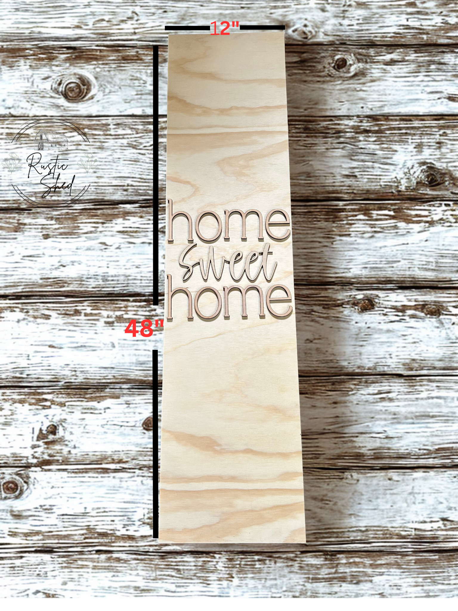 home sweet home- Wooden Cutout