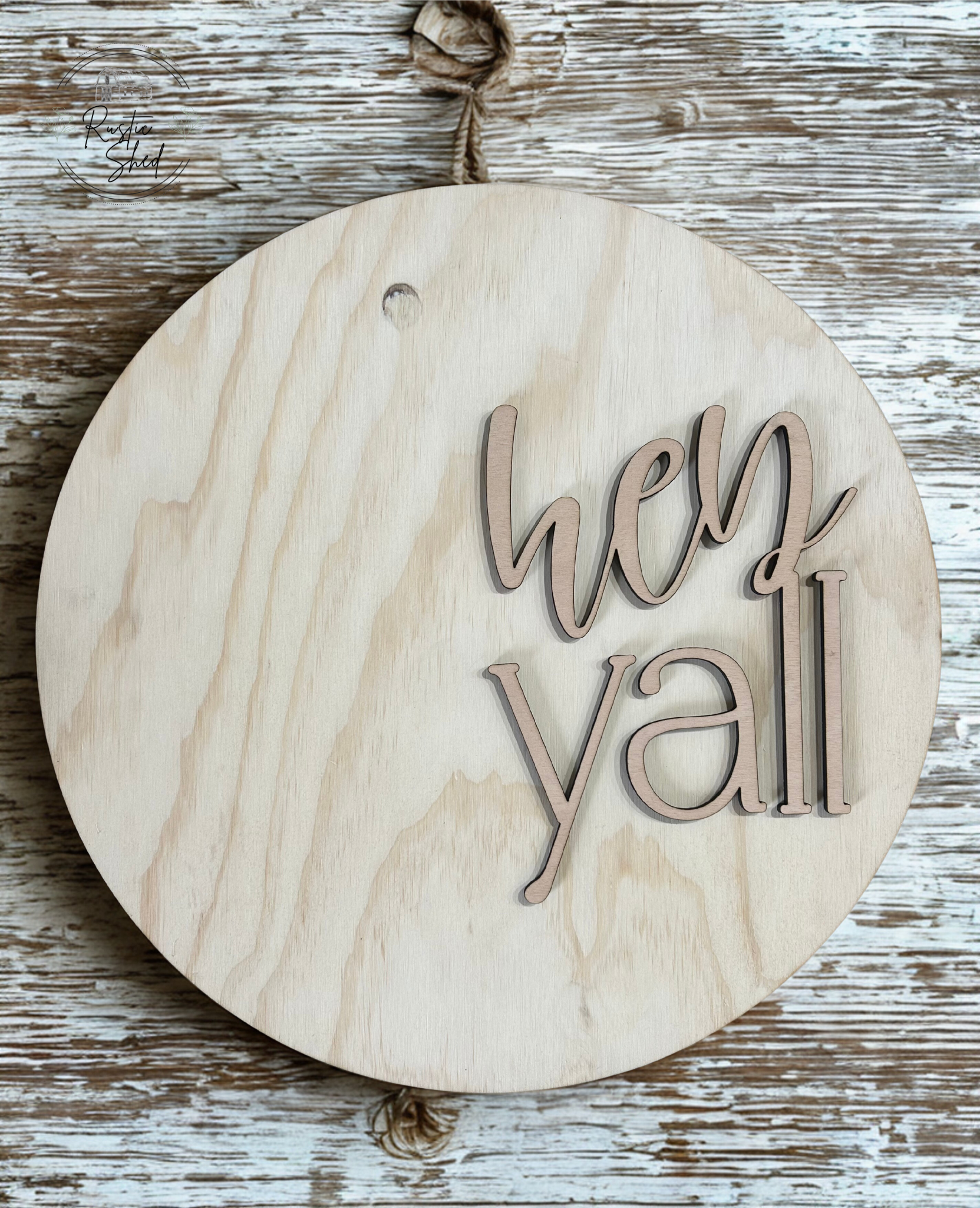 hey yall- Wooden Cutout