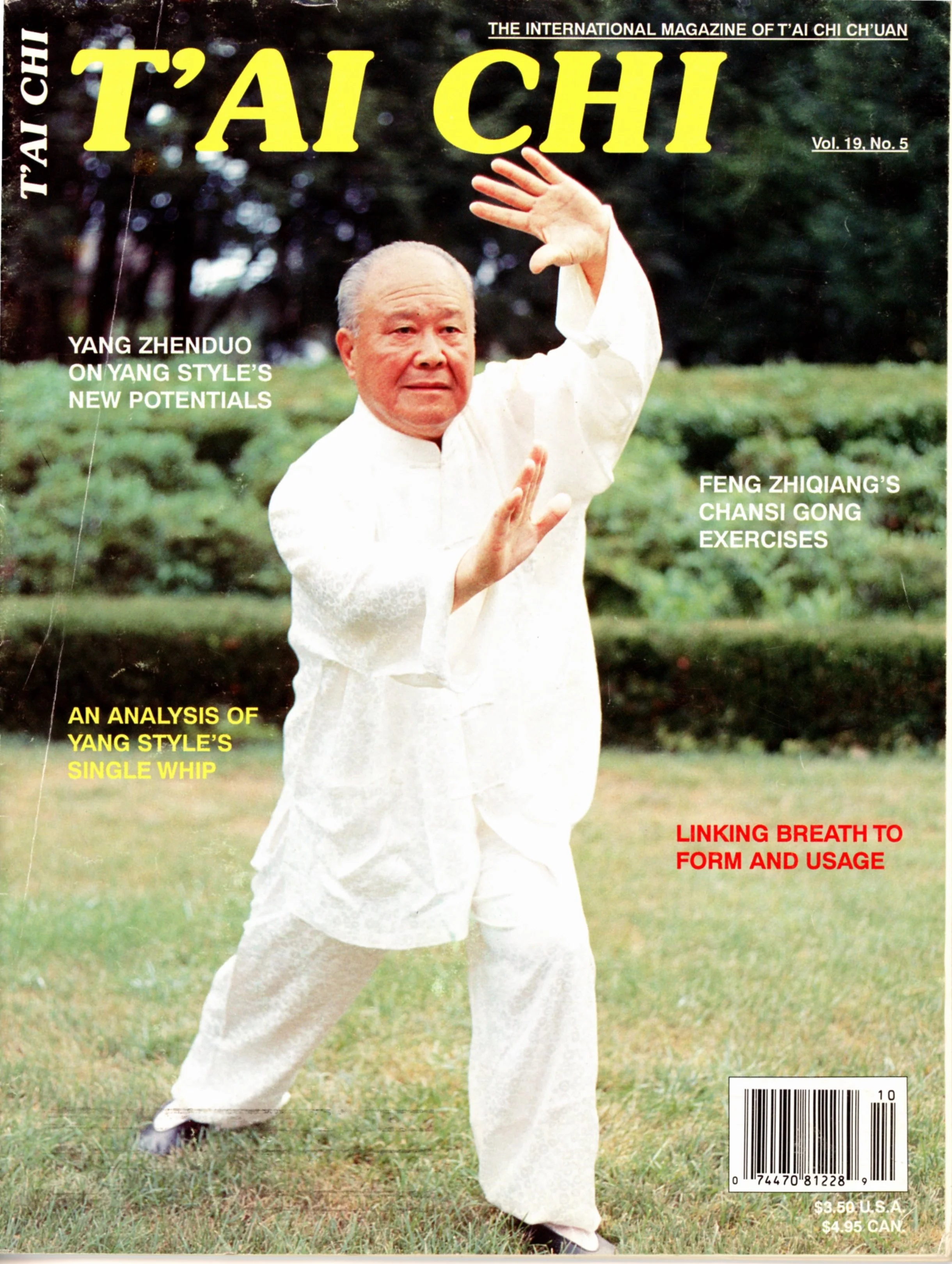 Bow Sim Mark featured in an international Tai Chi Magazine publication