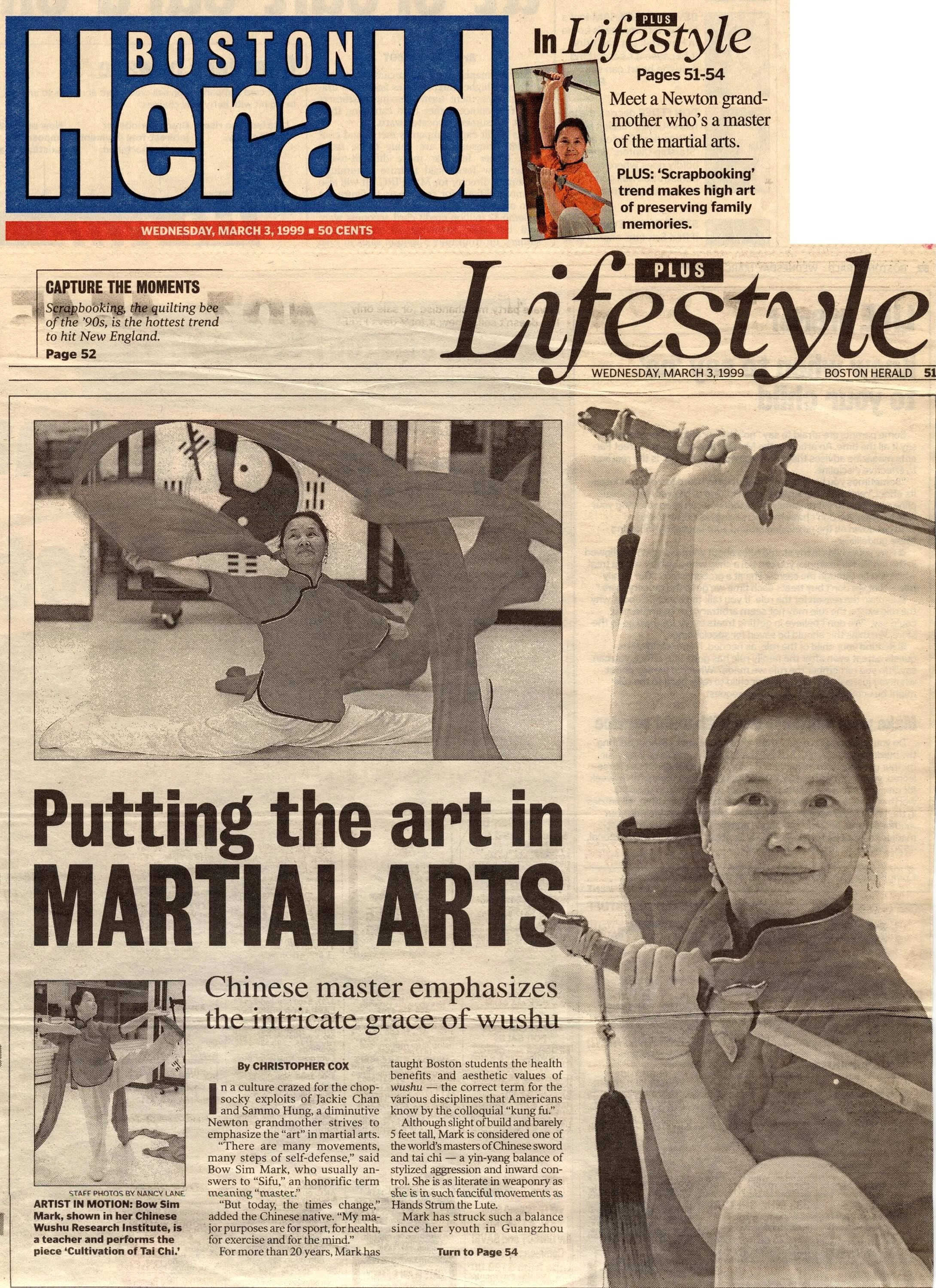 "Putting the Art in Martial Arts"