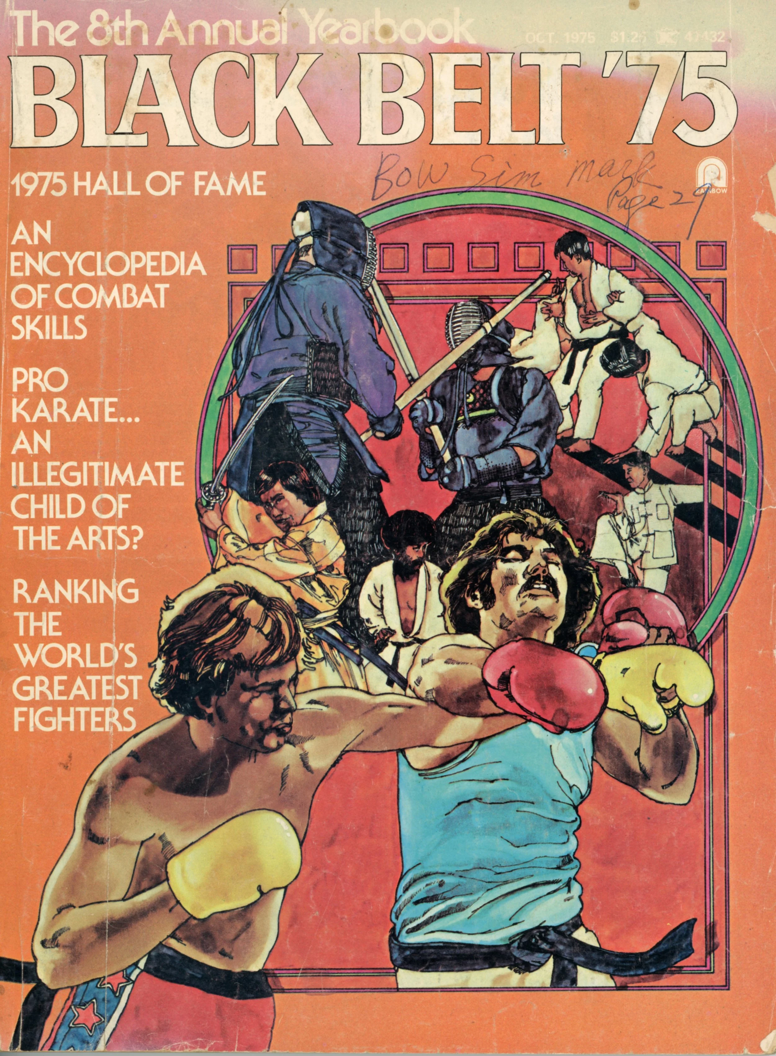 Bow Sim Mark's earliest exposure in media upon arrival to the martial arts scene in America