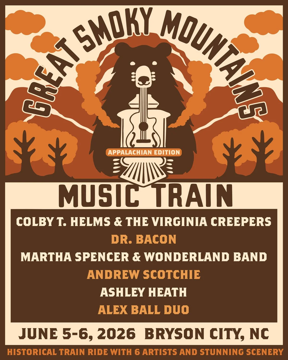 Great Smoky Mountains Music Train