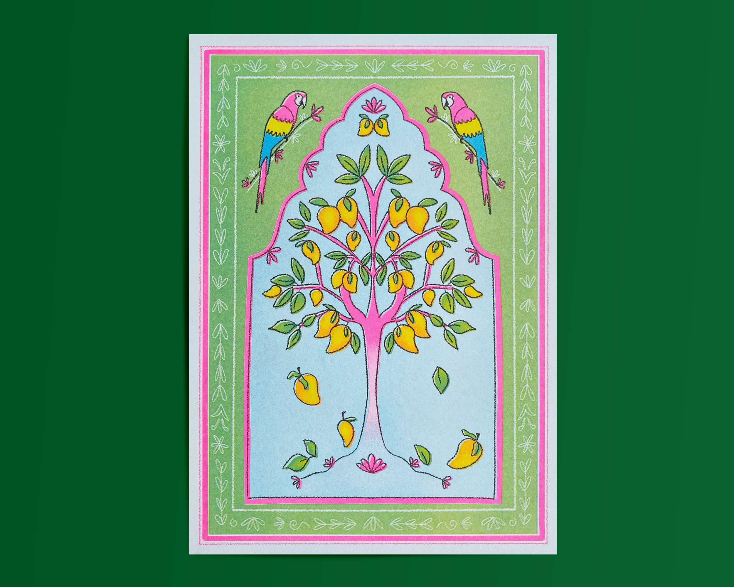 Mango Tree | A5 Riso Print