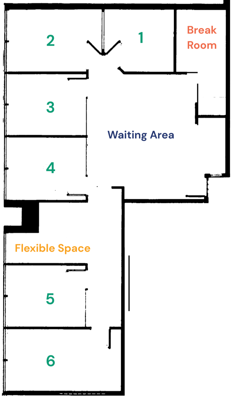 Modern counselling office space available in downtown Vancouver. Furnished therapy spaces. Comfortable and client friendly place to work. Access to practical amenities and shared facilities that support your day to day practice
